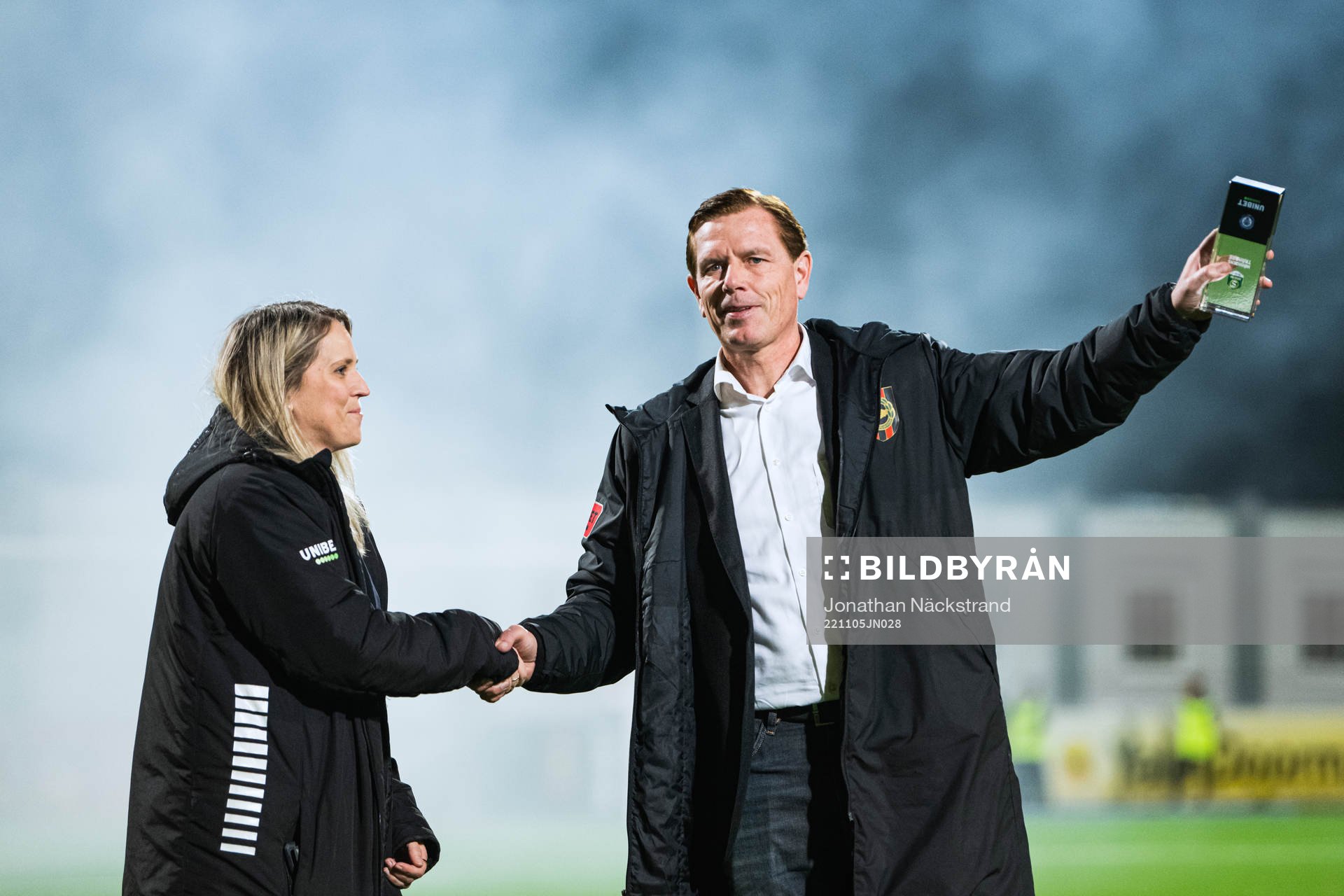 Brommapojkarnas tränare Christer Mattiasson