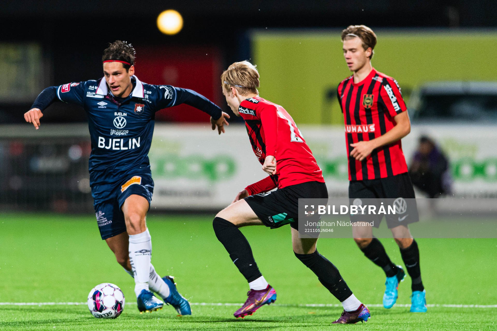 Örgrytes Kevin Ackermann och Brommapojkarnas Theo Bergvall