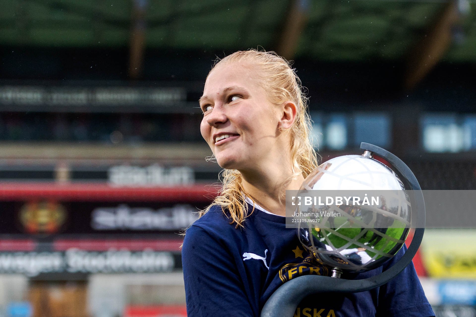 FC Rosengårds Sofie Bruun Bredgaard jublar med
