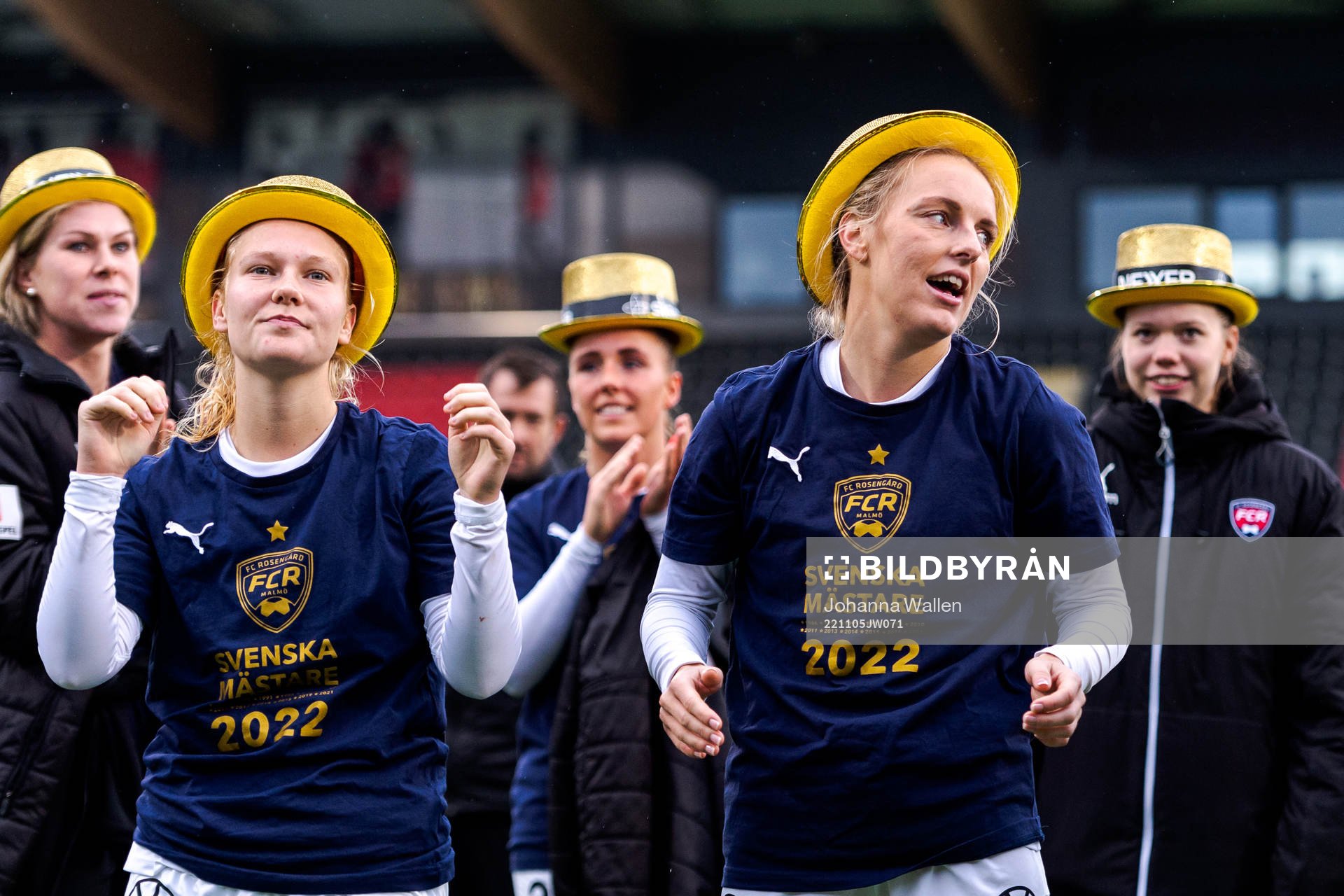 FC Rosengårds Sofie Bruun Bredgaard och Mimmi Larsson