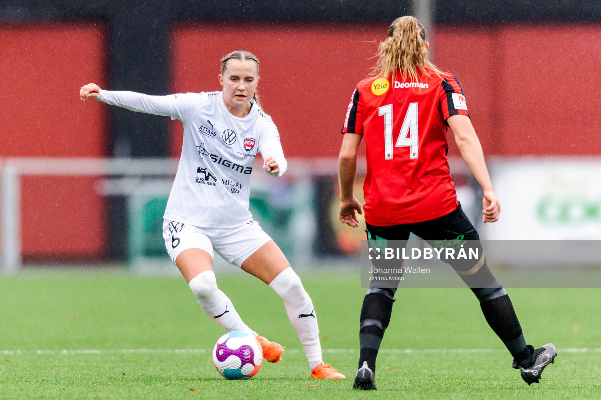 FC Rosengårds Ria Noora Minerva Öling och Brommapojkarnas