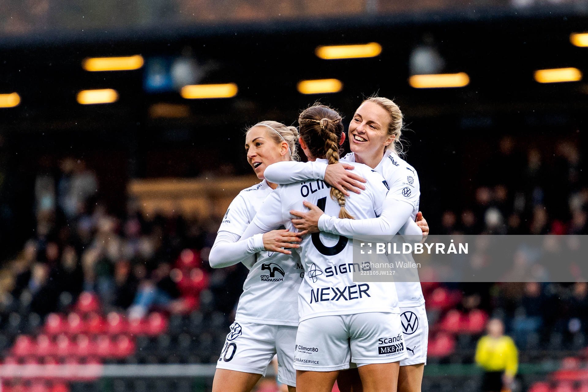 FC Rosengårds Mia Persson, Ria Noora Minerva Öling och