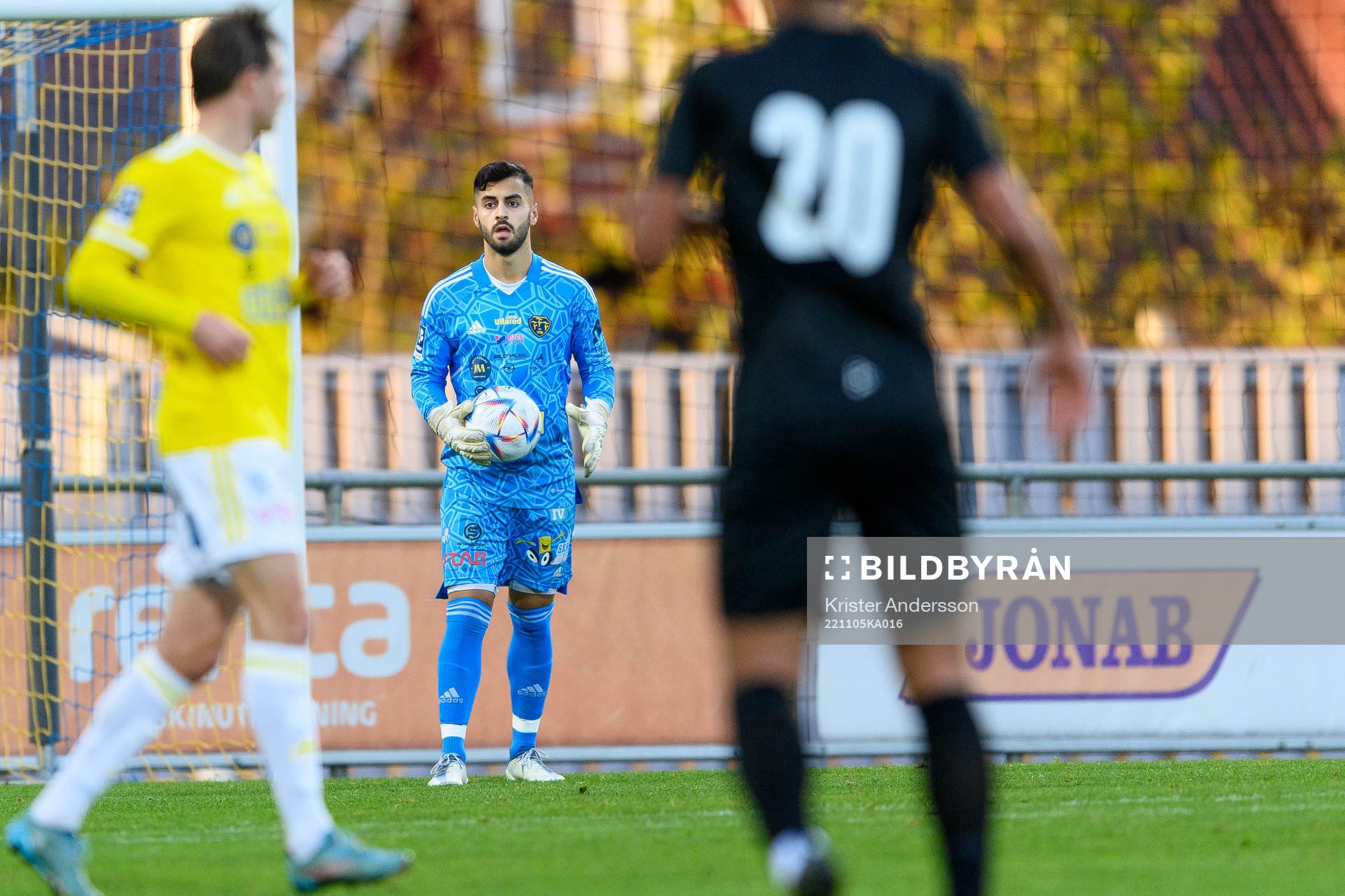 Falkenbergs målvakt Nadeem Omar
