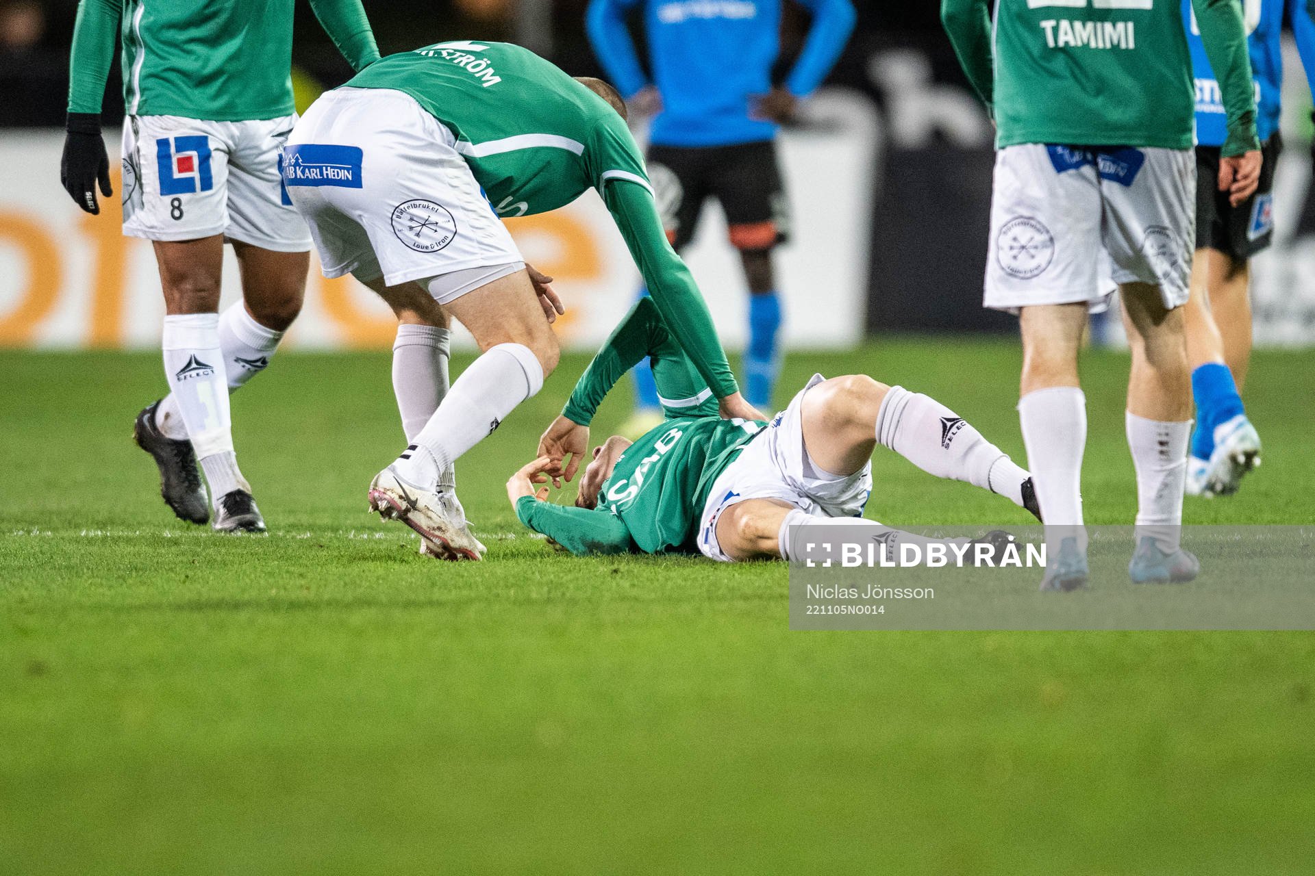 Brages Filip Sjöberg har ont
