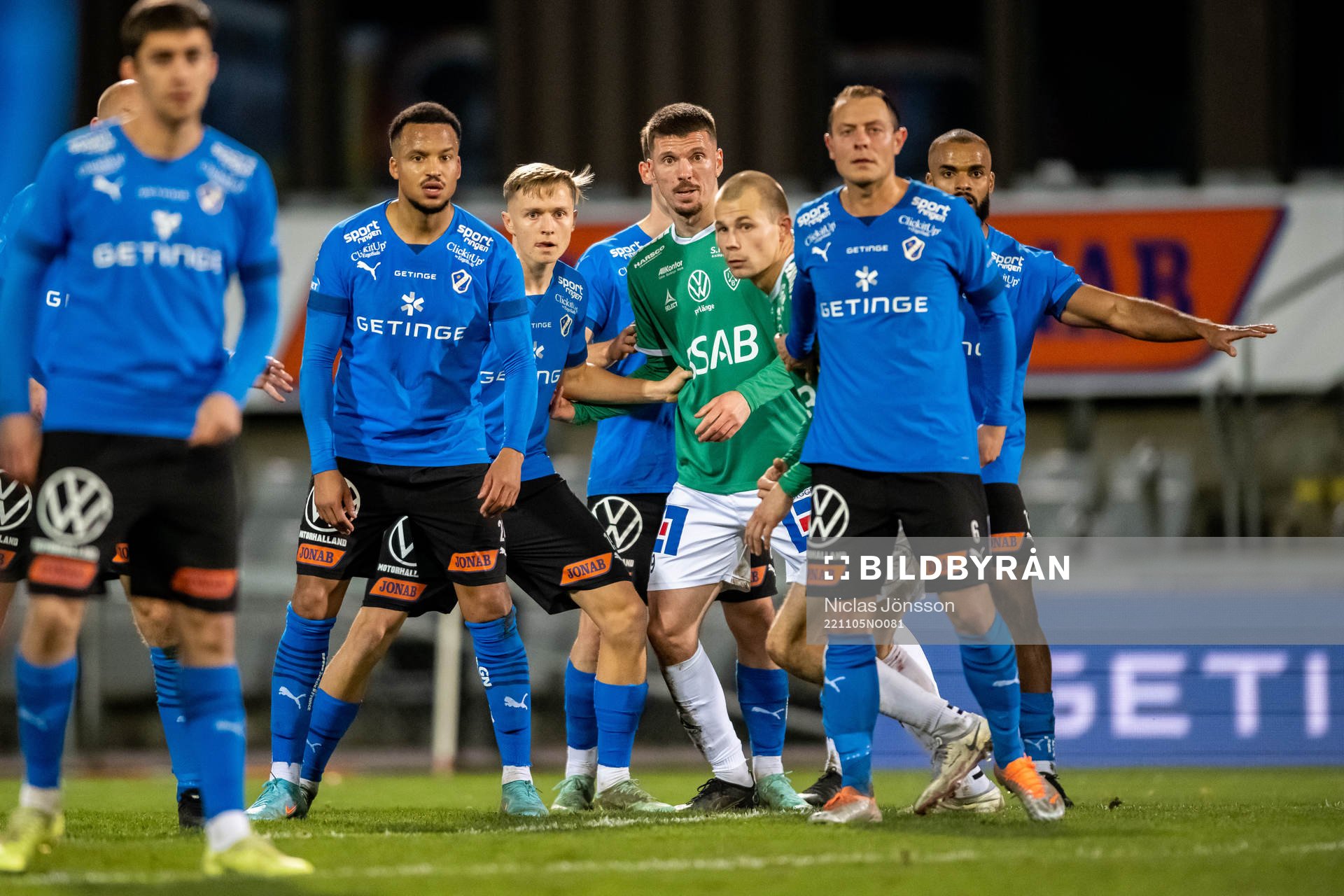 Halmstads Marcus Olsson, Albin Ahlstrand och Brages