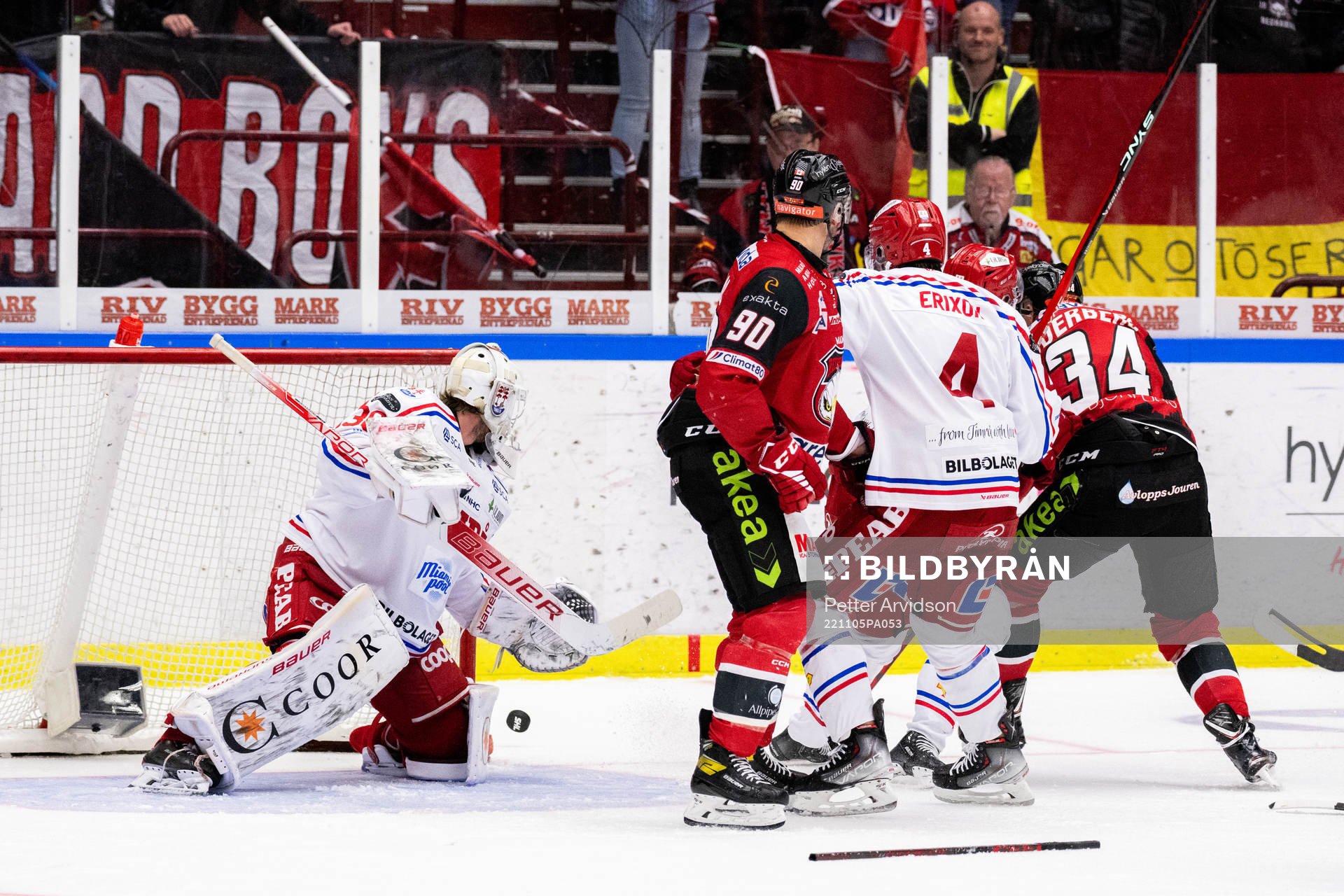 Malmö Redhawks Carl Söderberg gör 2-2 bakom Timrås