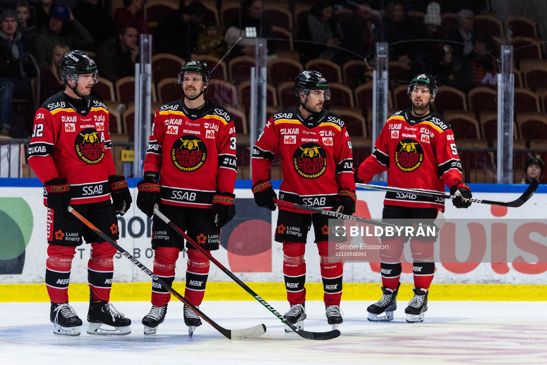 Luleås Oscar Engsund, Pontus Själin, Jonathan Andersson