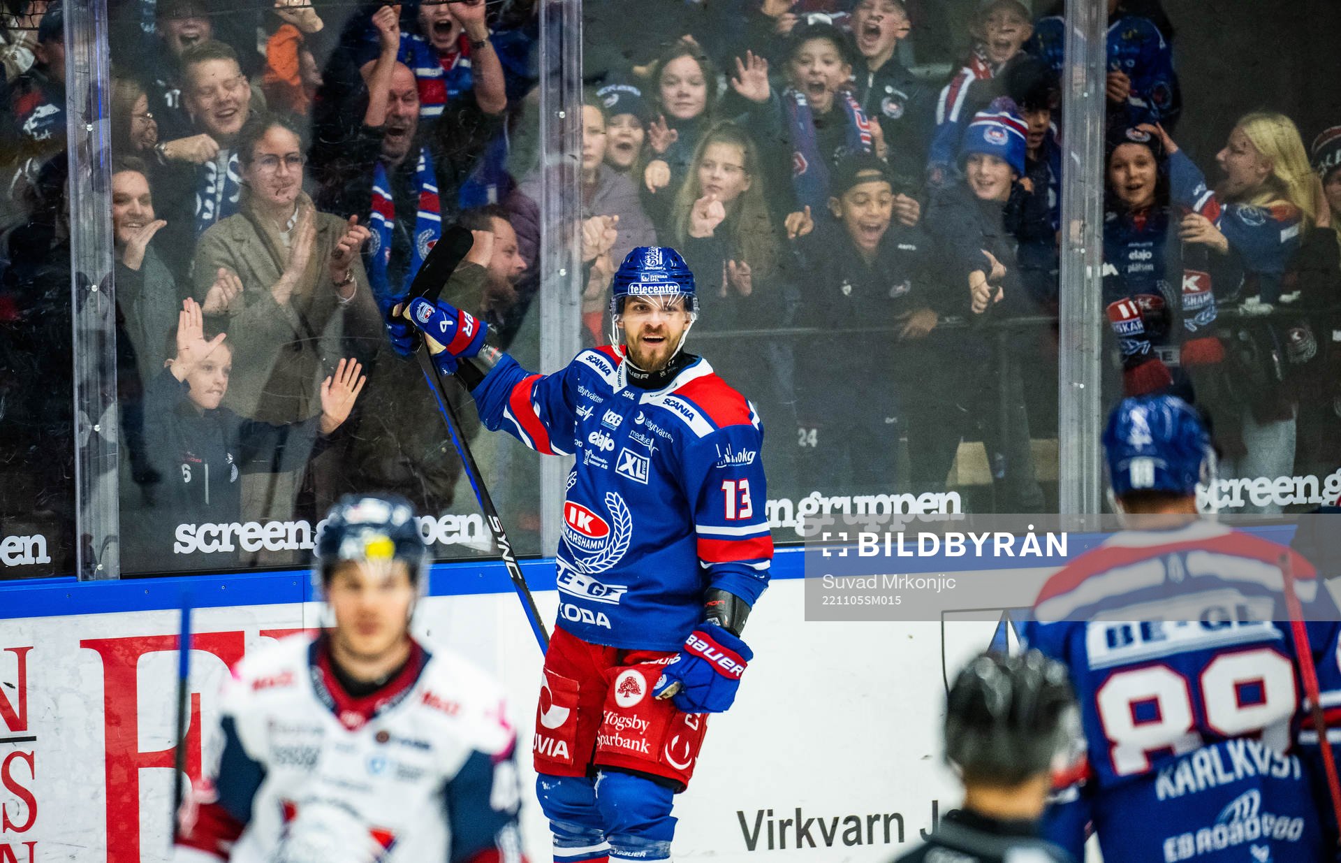 Oskarshamns Jiri Smejkal jublar