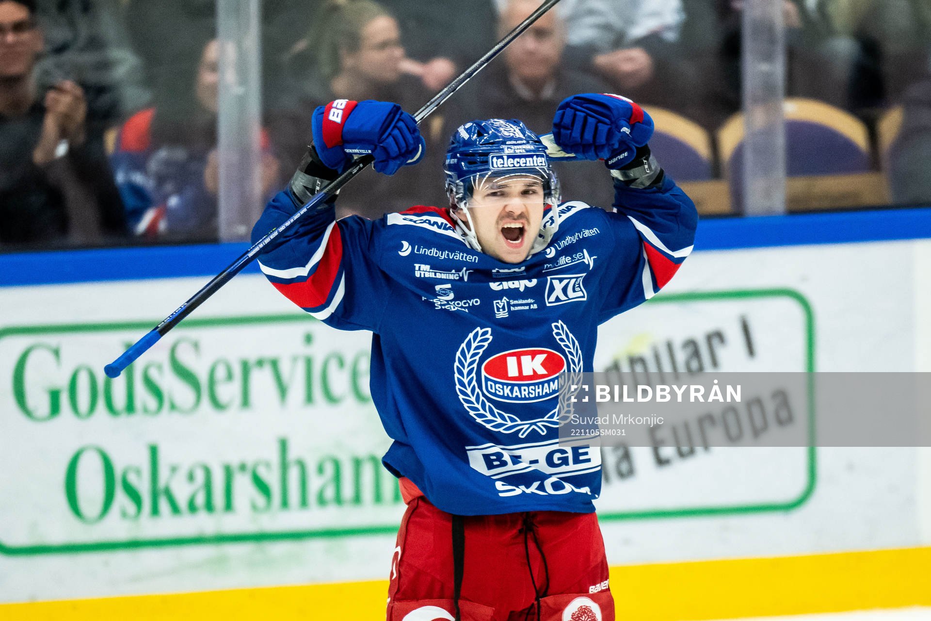 Oskarshamns David Quenneville jublar