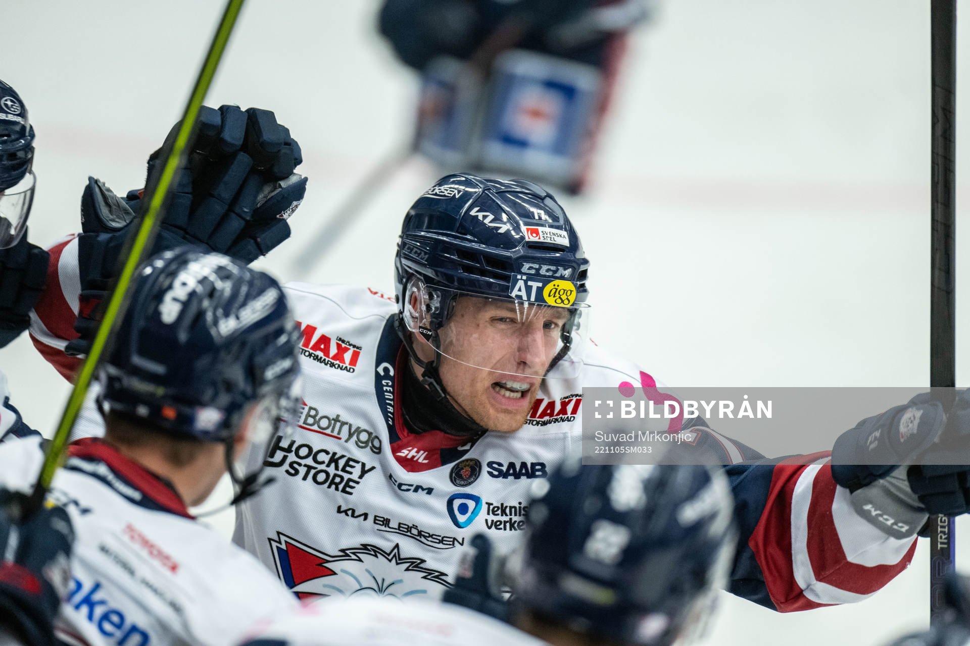 Linköpings Markus Hännikäinen jublar