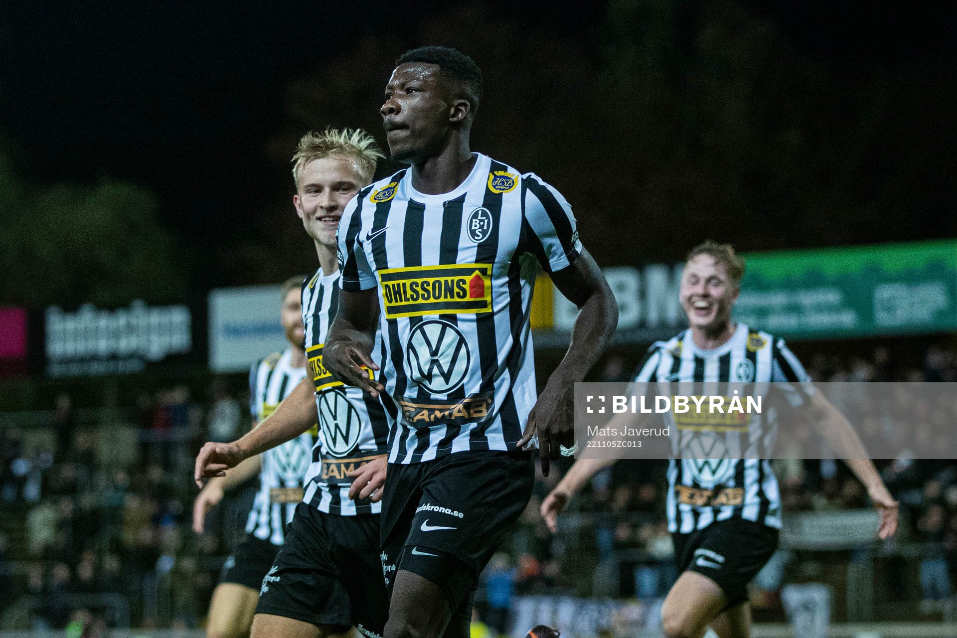 Landskronas Ousmane Diawara jublar