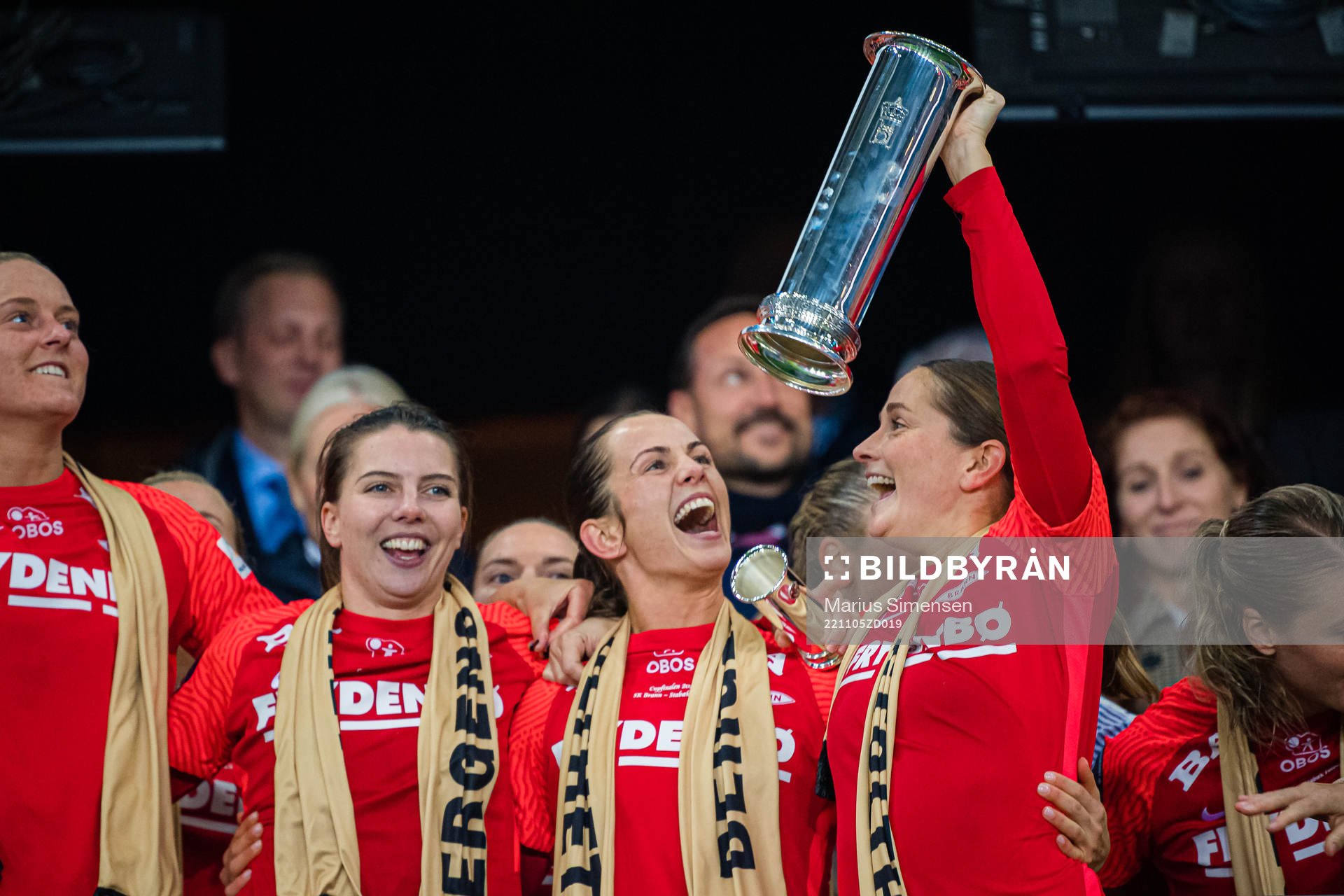 Cecilie Redisch Kvamme, Tuva Hansen and Ingrid Ryland of