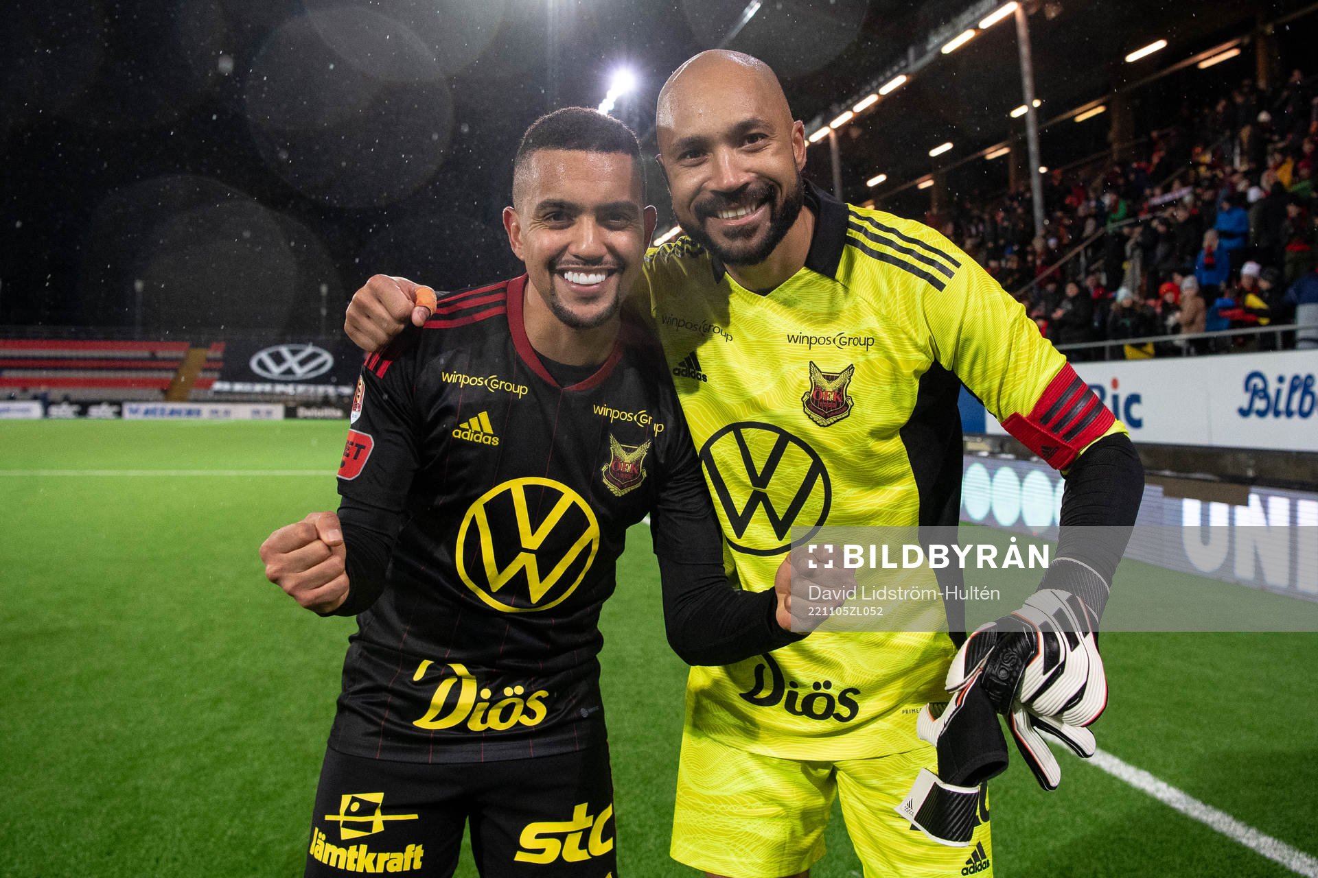 Östersunds Erick Brendon Pinheiro da Silva och Aly Keita