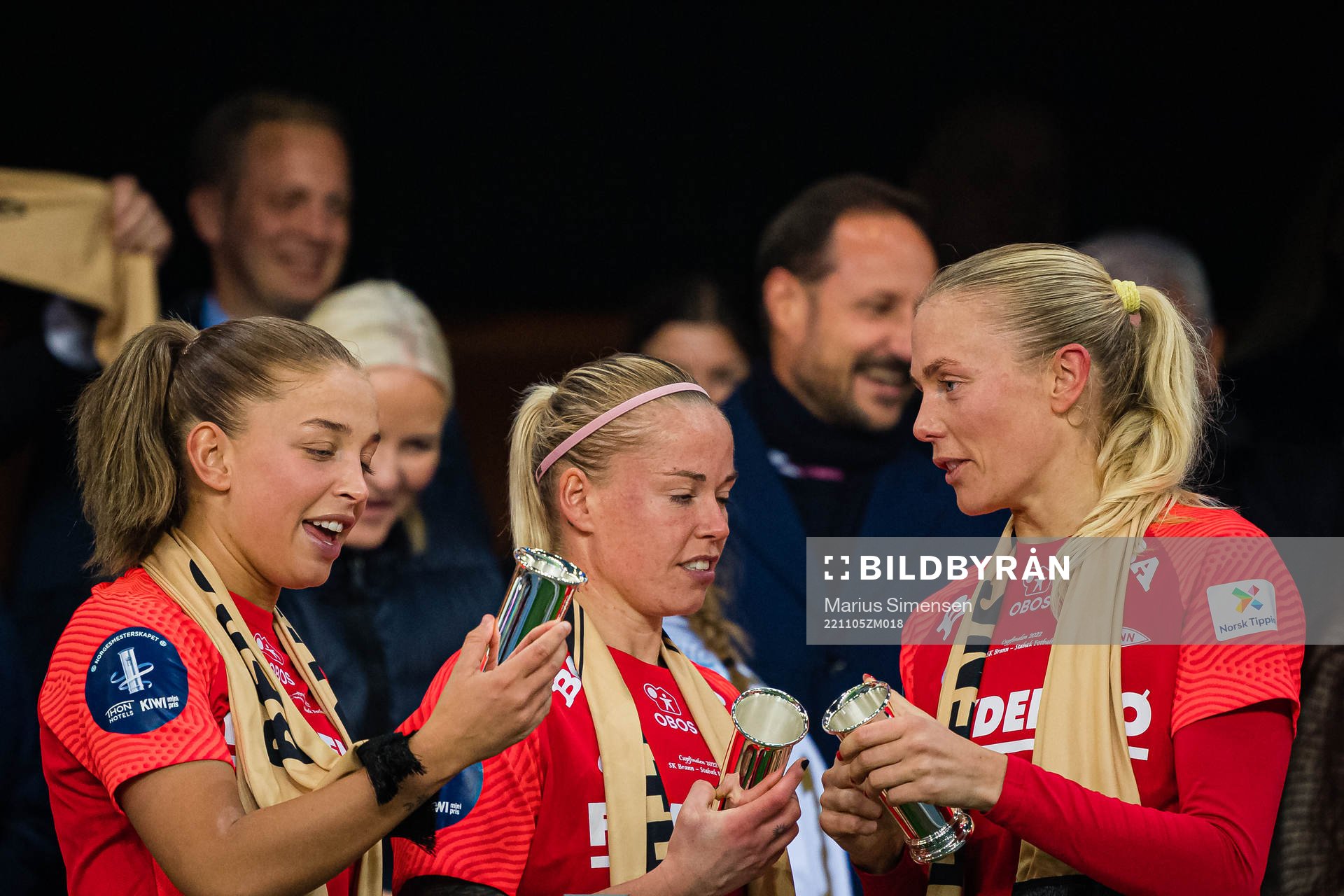 Rikke Bogetveit Nygard, Therese Sessy Åsland and Guro