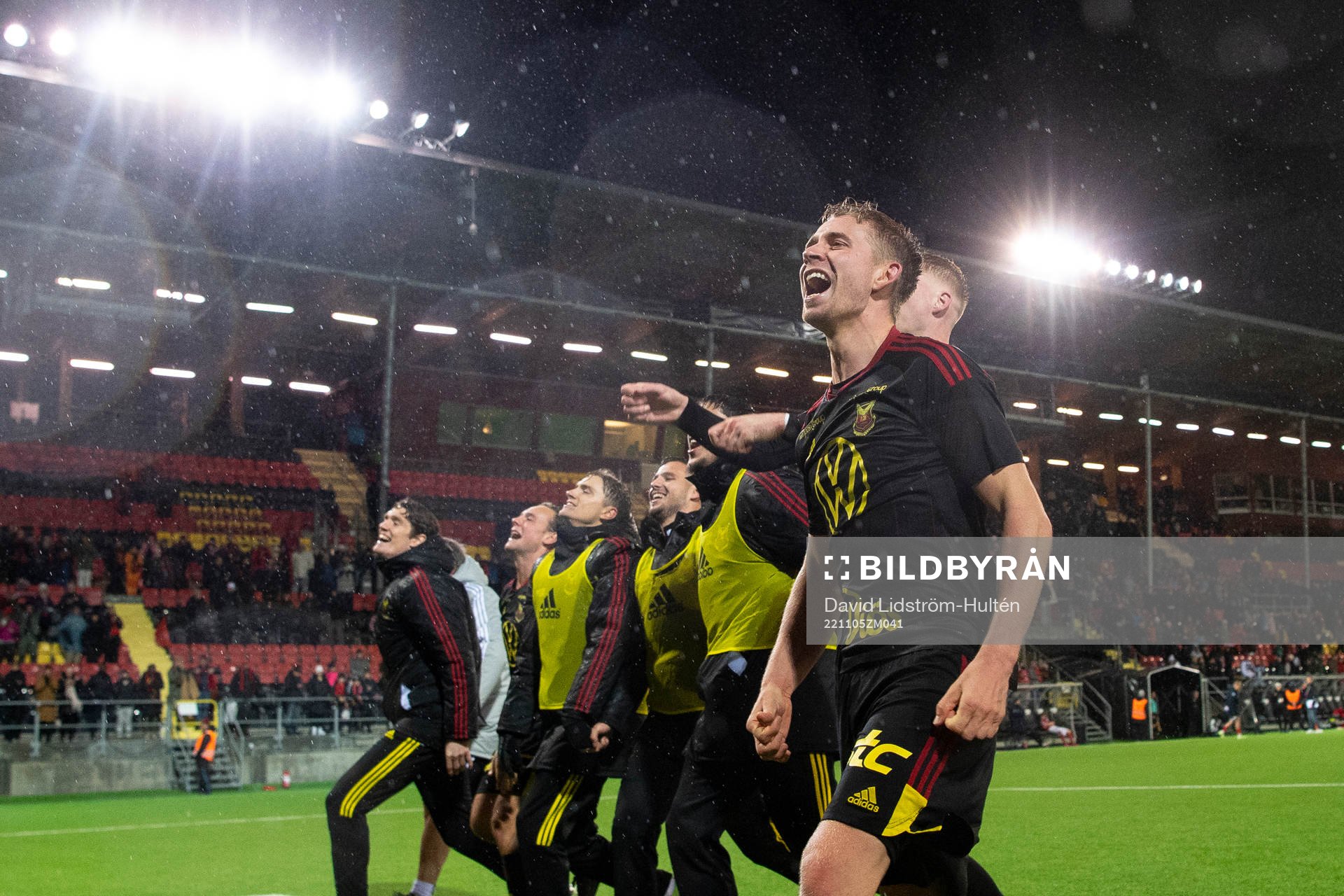 Östersunds Ludvig Fritzson jublar