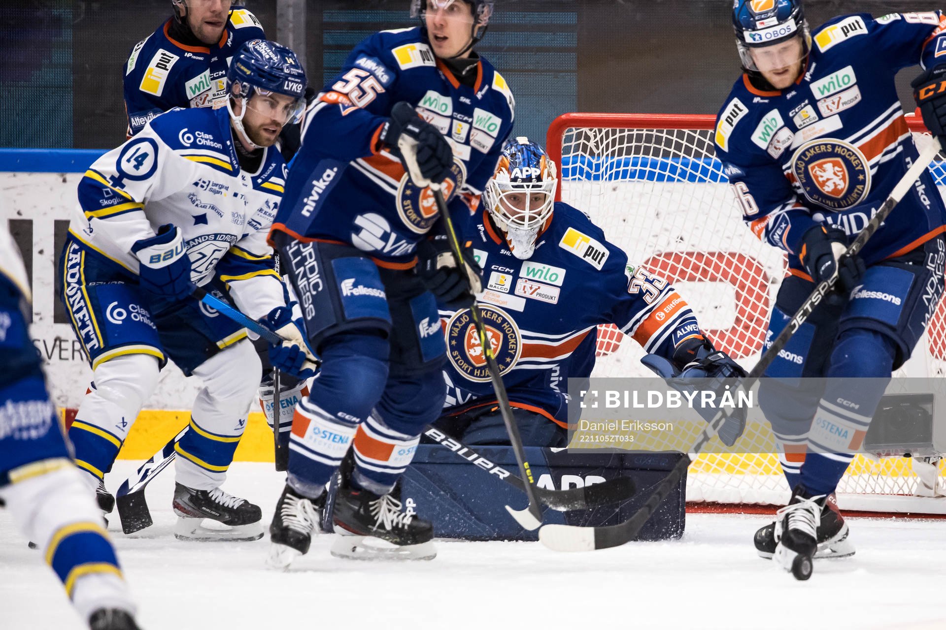 Växjös målvakt Emil Larmi