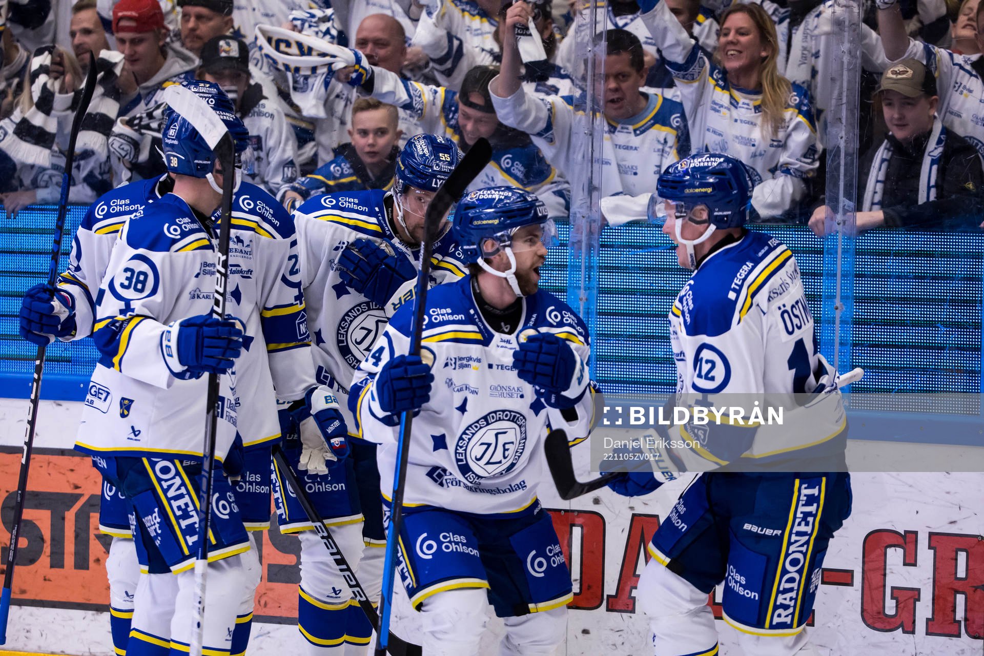 Leksands Oskar Lang jubel