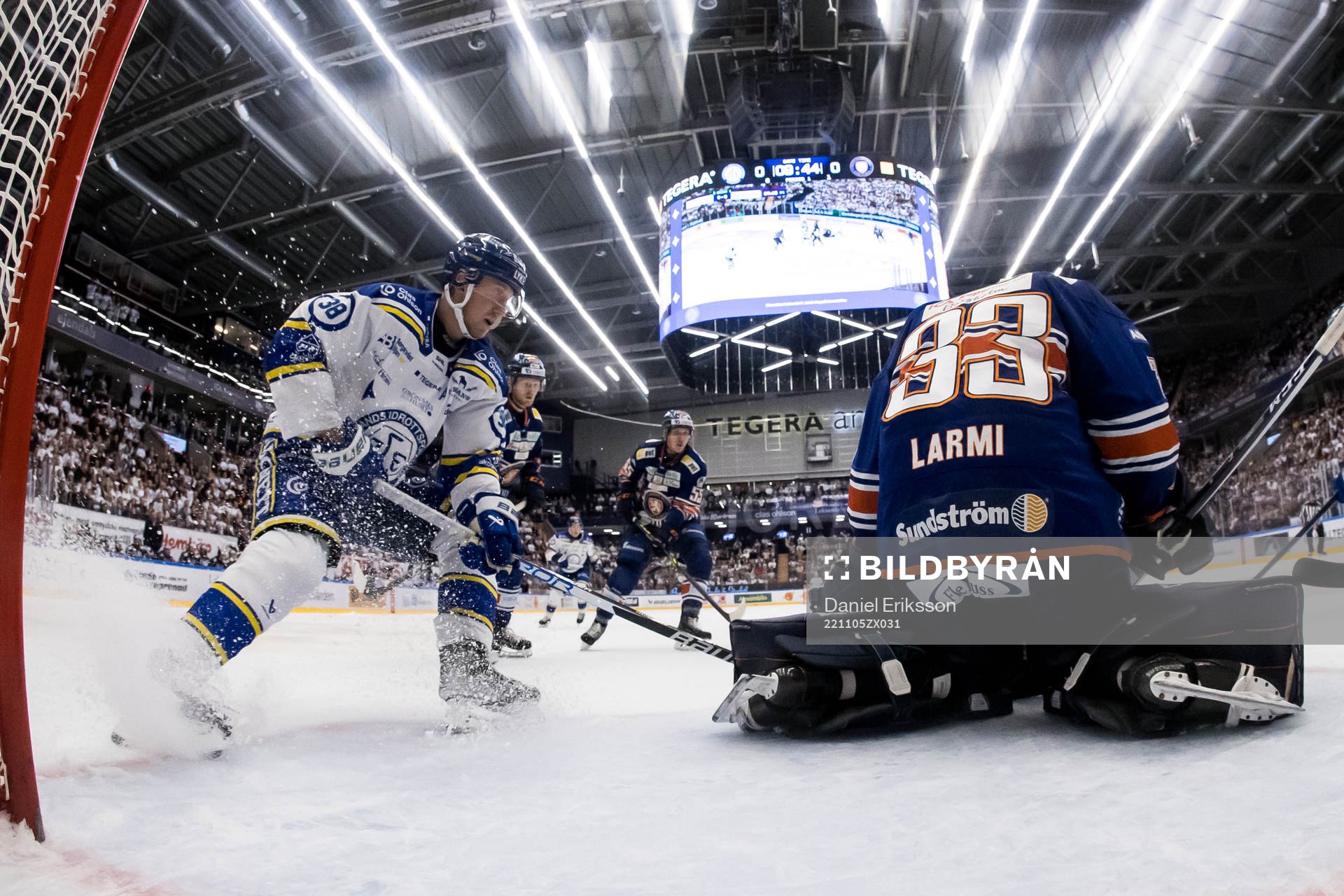 under ishockeymatchen i SHL mellan Leksand och Växjö