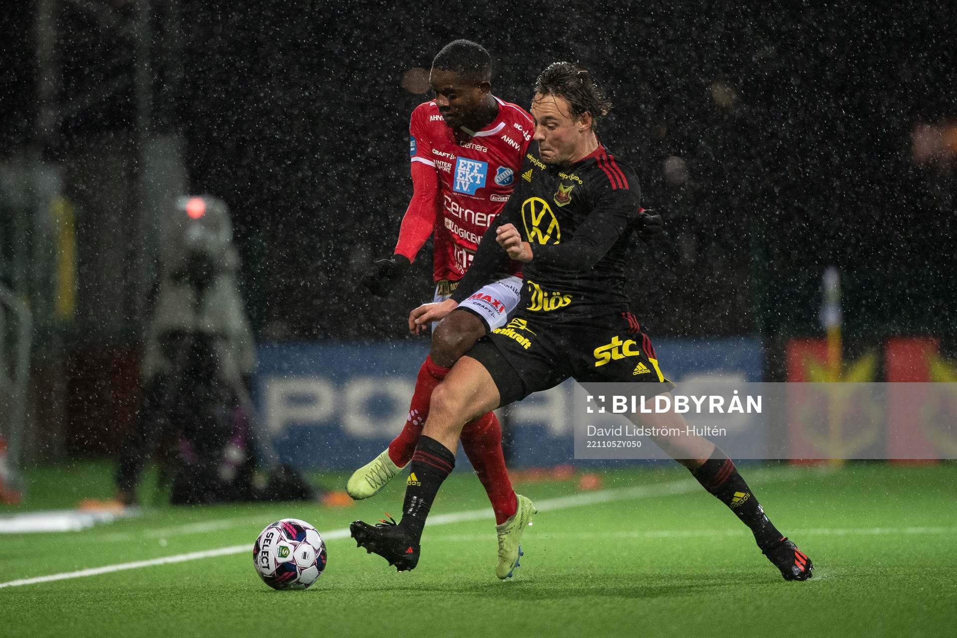 Östersunds Cesar Weilid och Norrbys Jaheem Burke