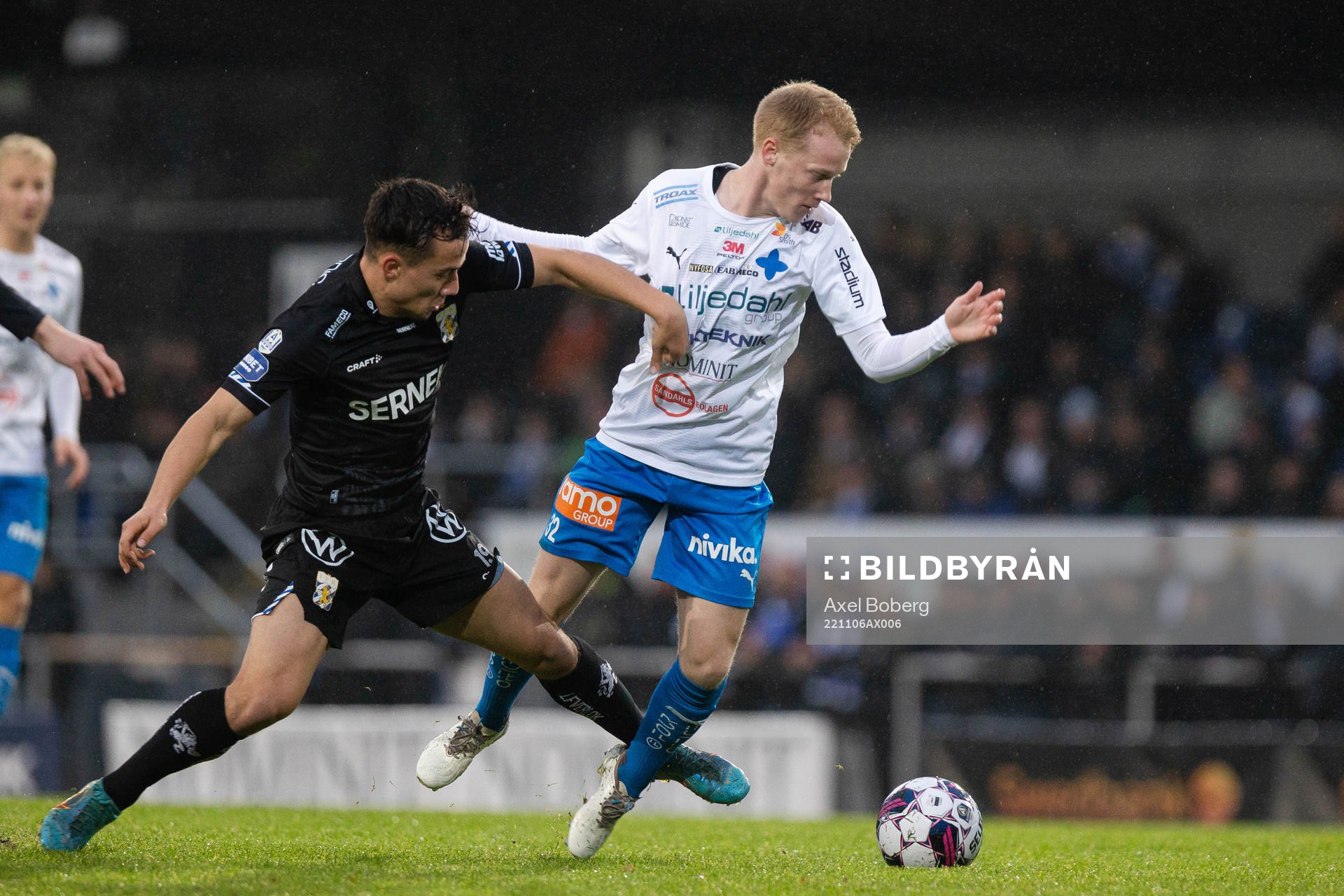 Värnamos David Edvardsson och IFK Göteborgs Hussein
