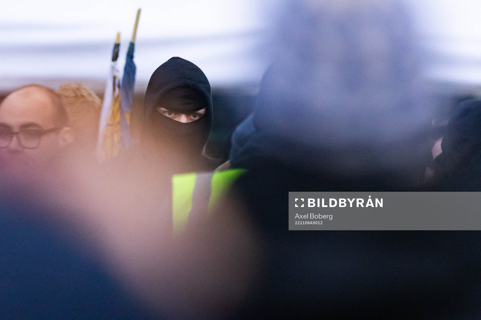 En maskerad supporter