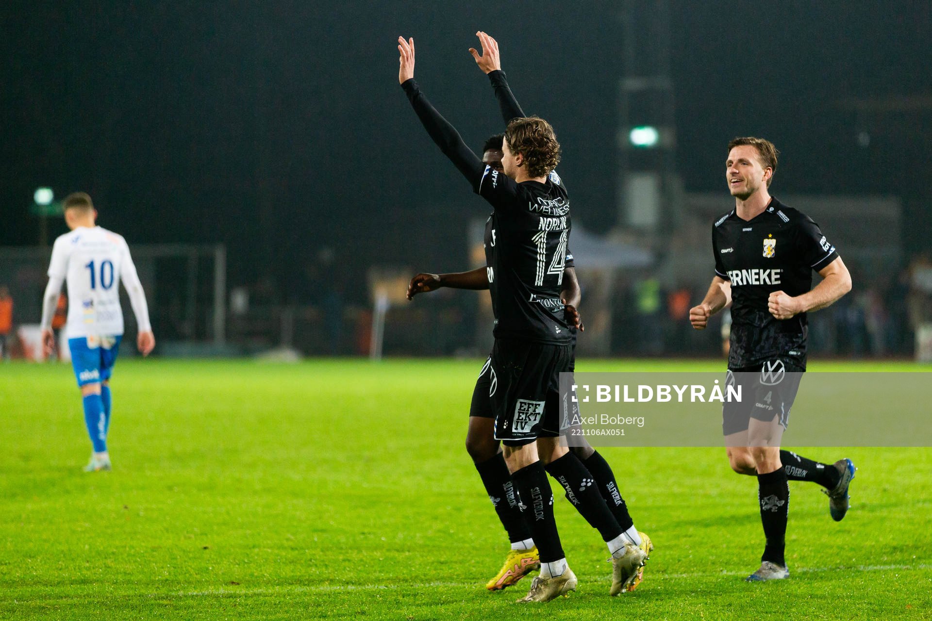 IFK Göteborgs Gustaf Norlin jublar