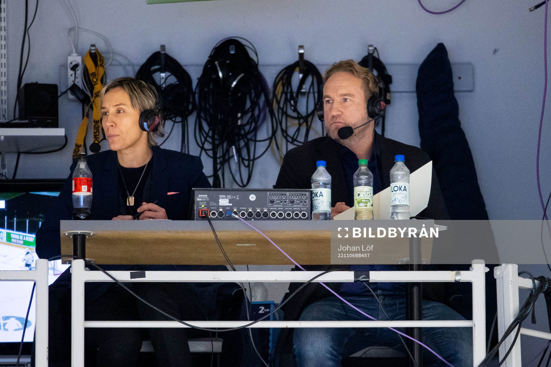 under ishockeymatchen i TV-Pucken mellan Småland och