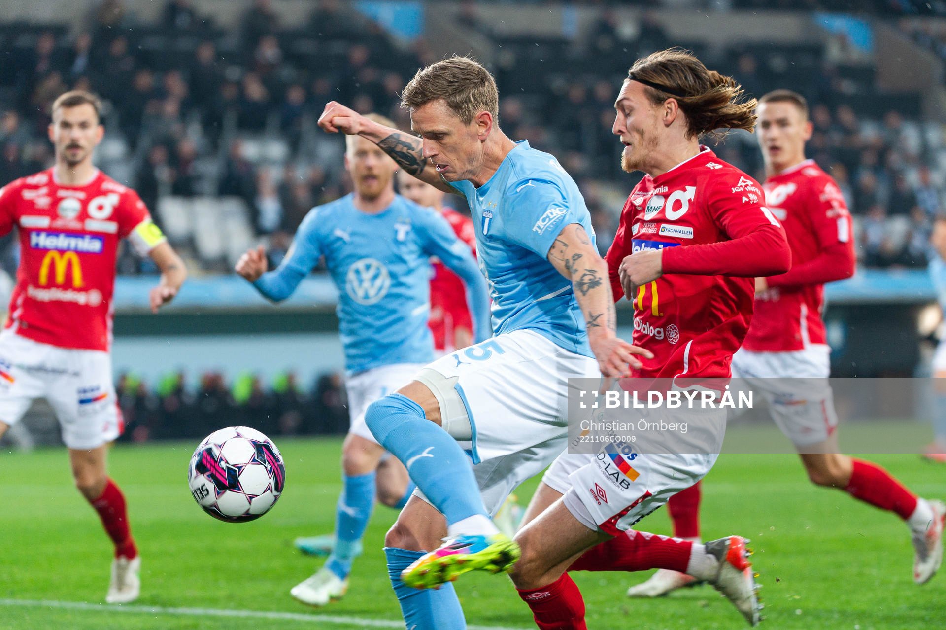 Malmö FFs Søren Rieks och Degerfors Gustav Granath