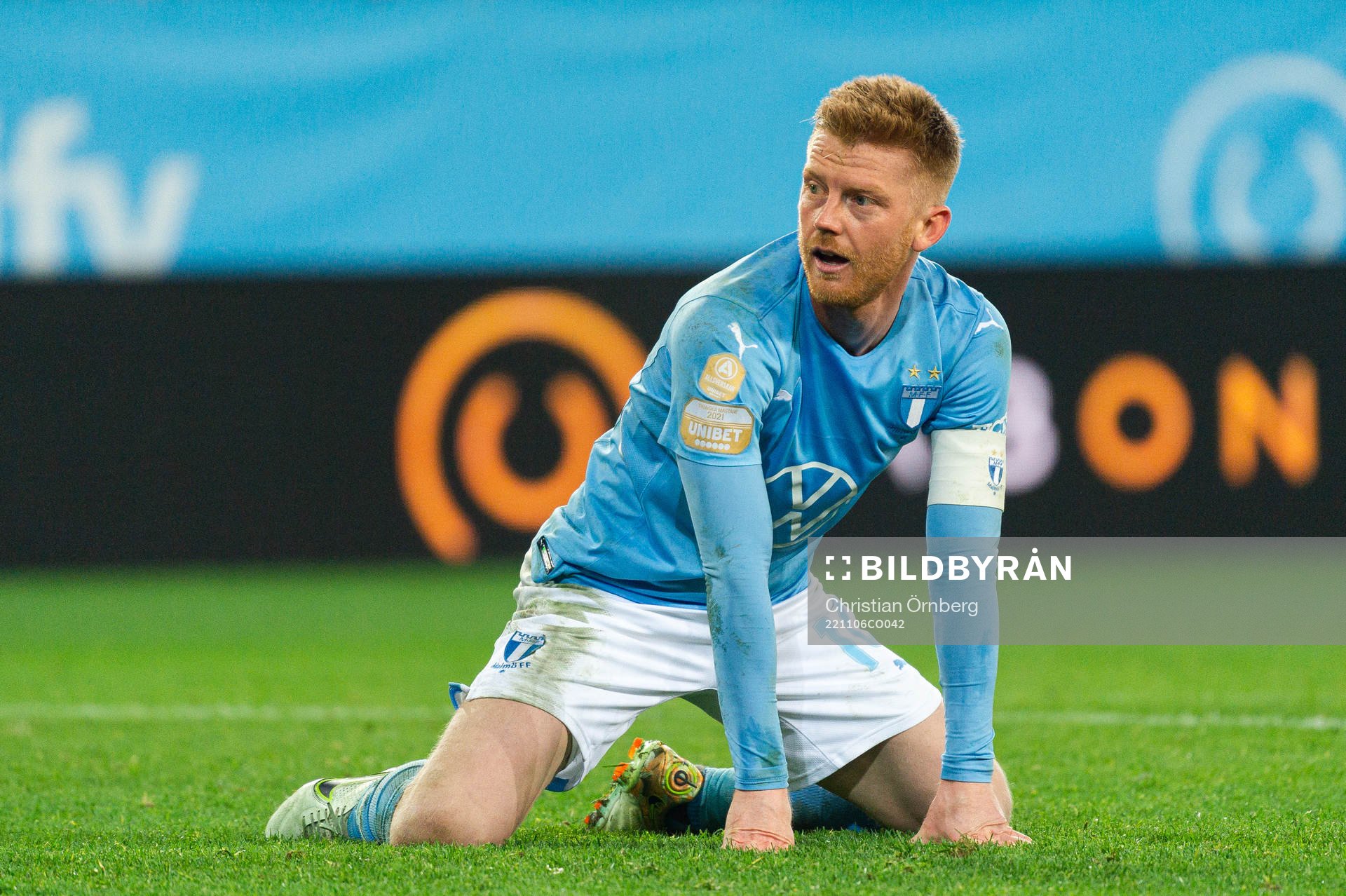 Malmö FFs Anders Christiansen deppar