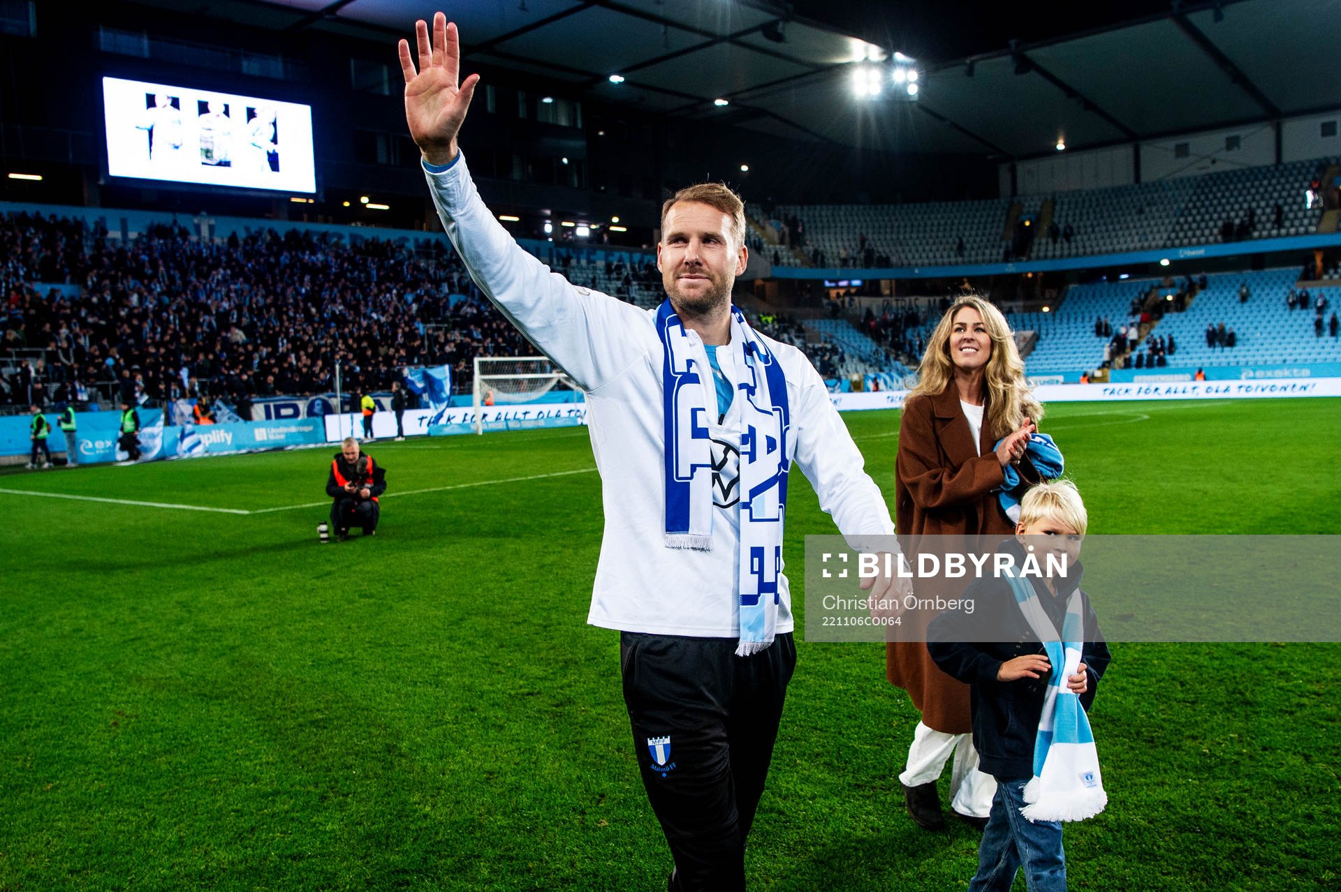 Malmö FFs Ola Toivonen avtackas