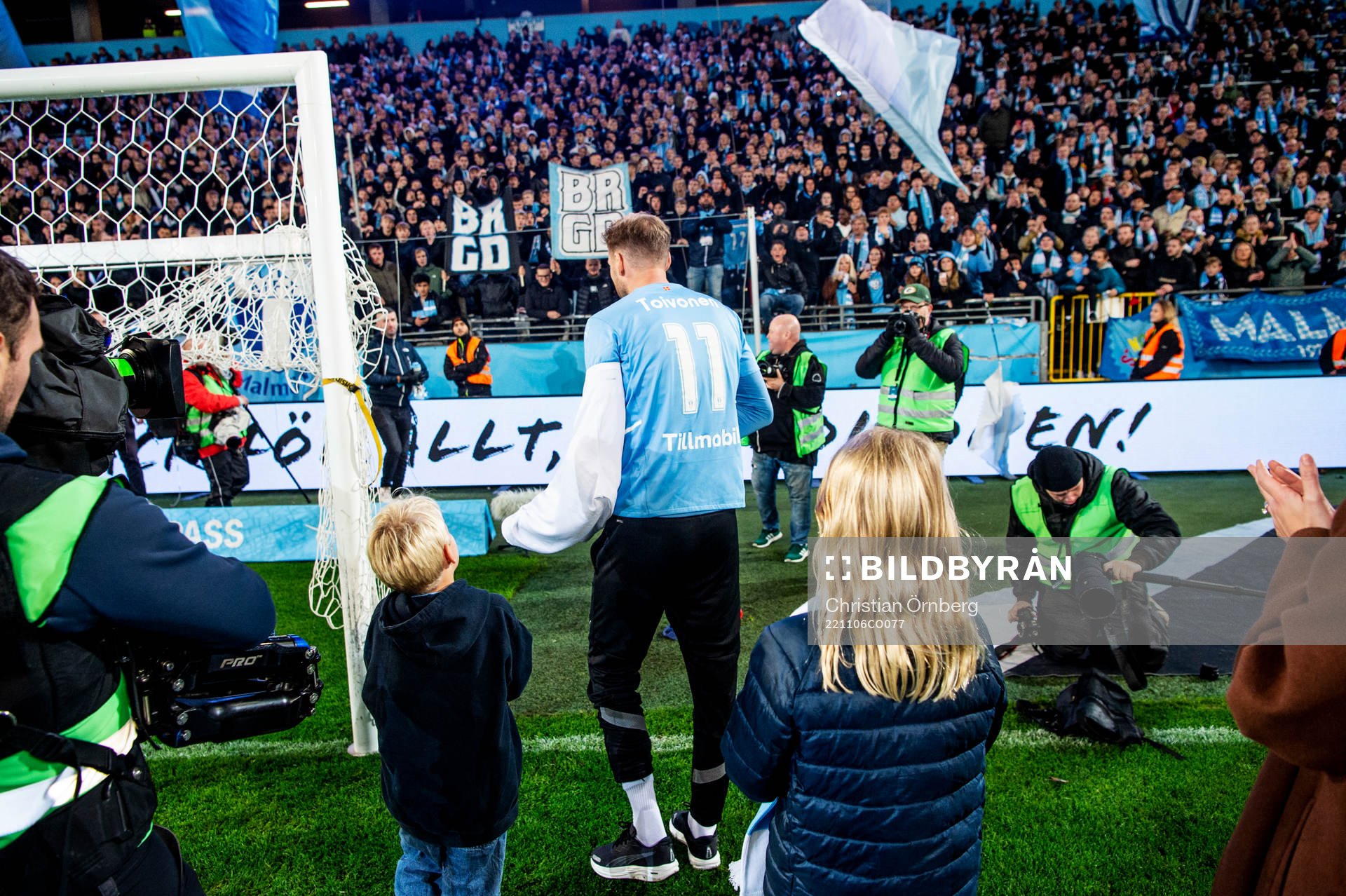 Malmö FFs Ola Toivonen avtackas
