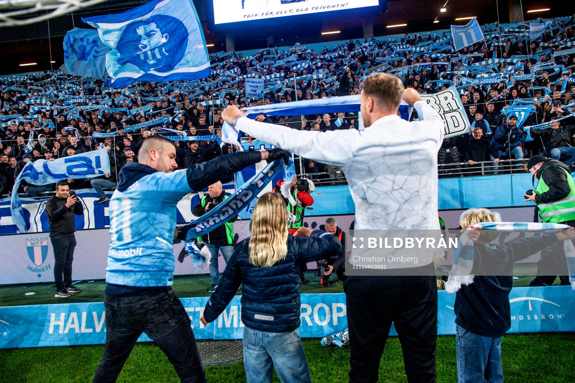 Malmö FFs Ola Toivonen avtackas