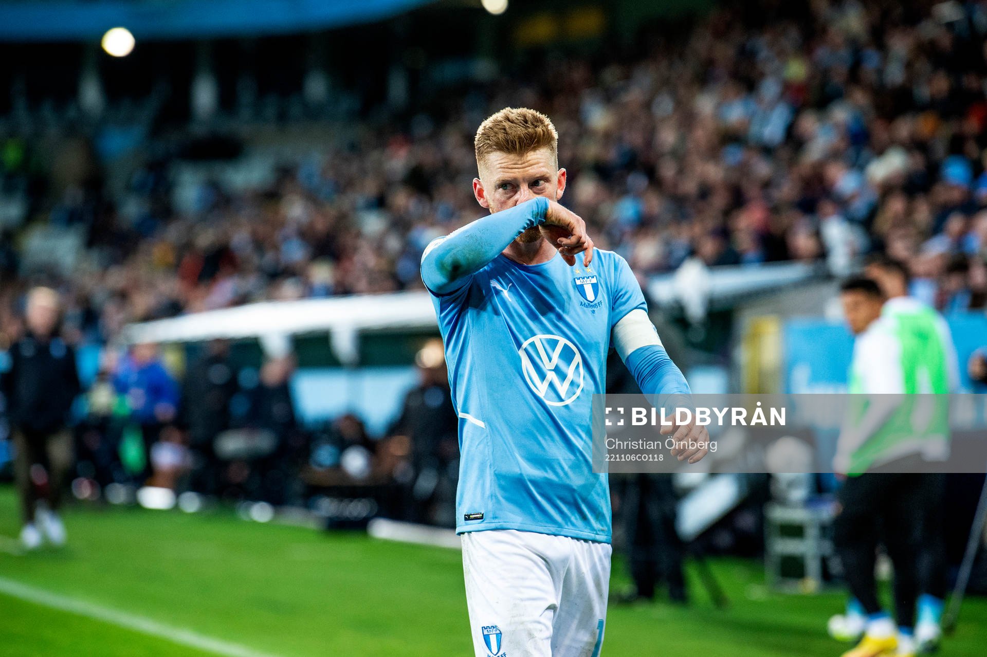 Malmö FFs Anders Christiansen deppar