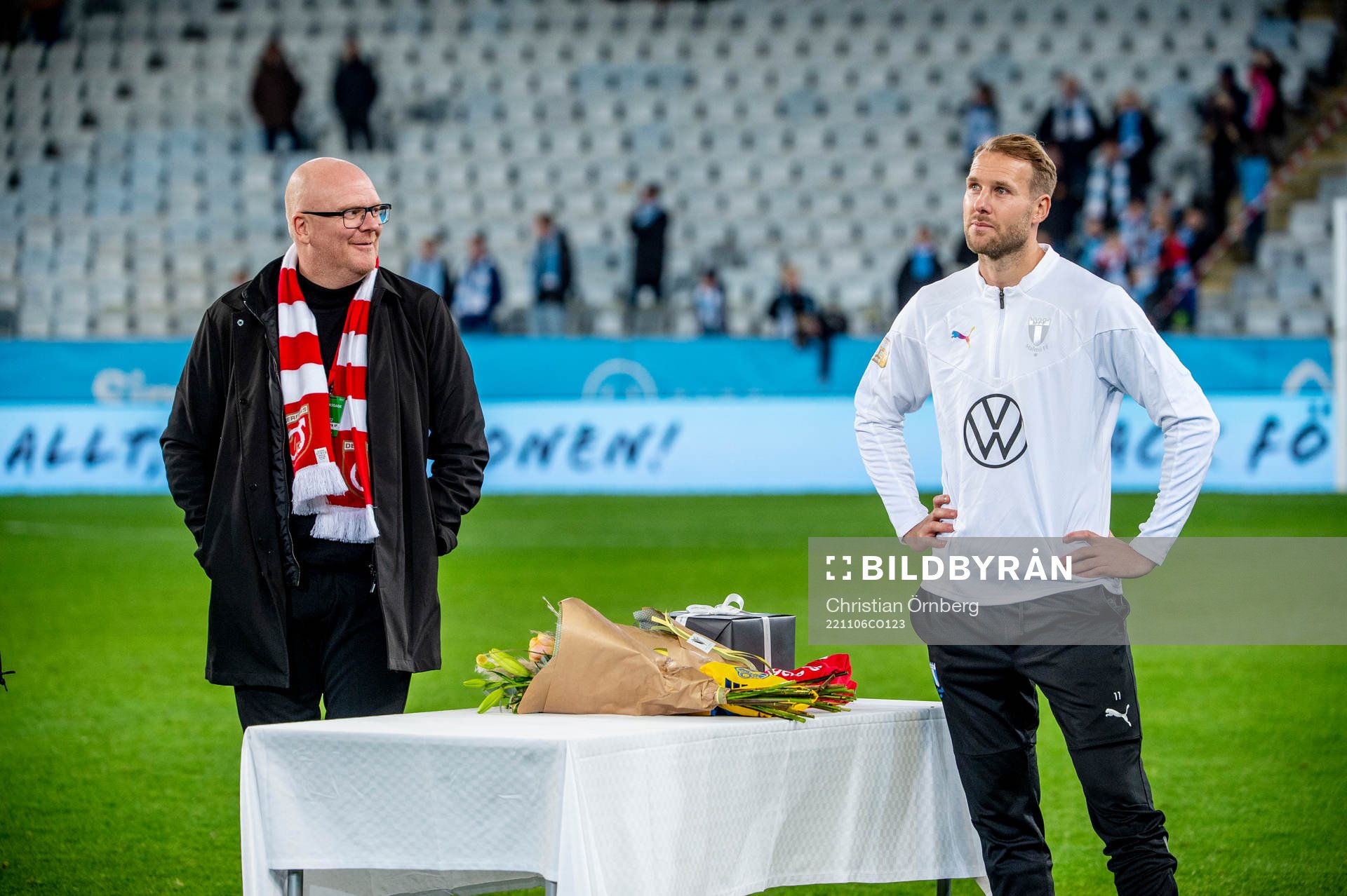 Malmö FFs Ola Toivonen avtackas