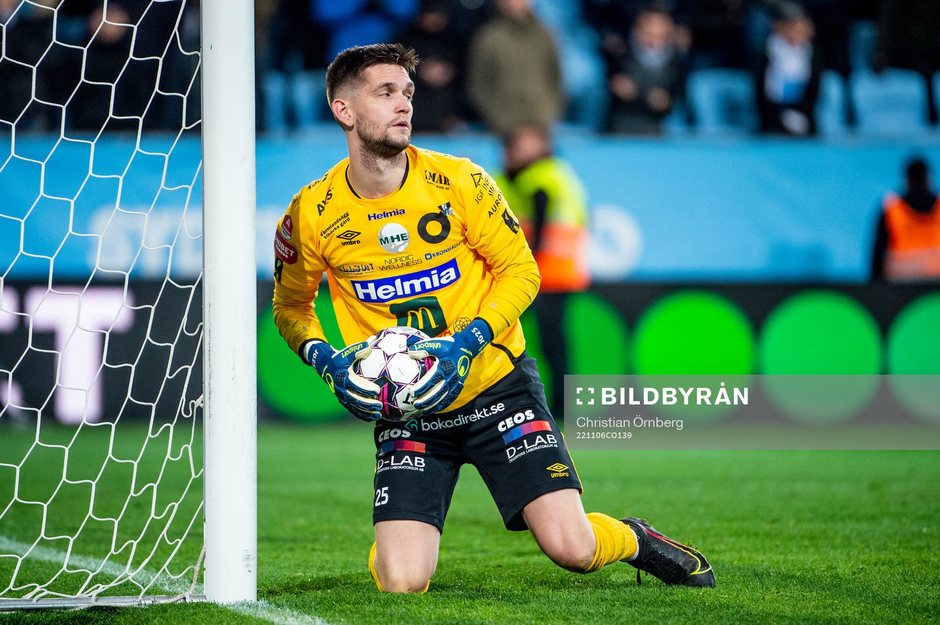 Degerfors målvakt Jeffrey Gal