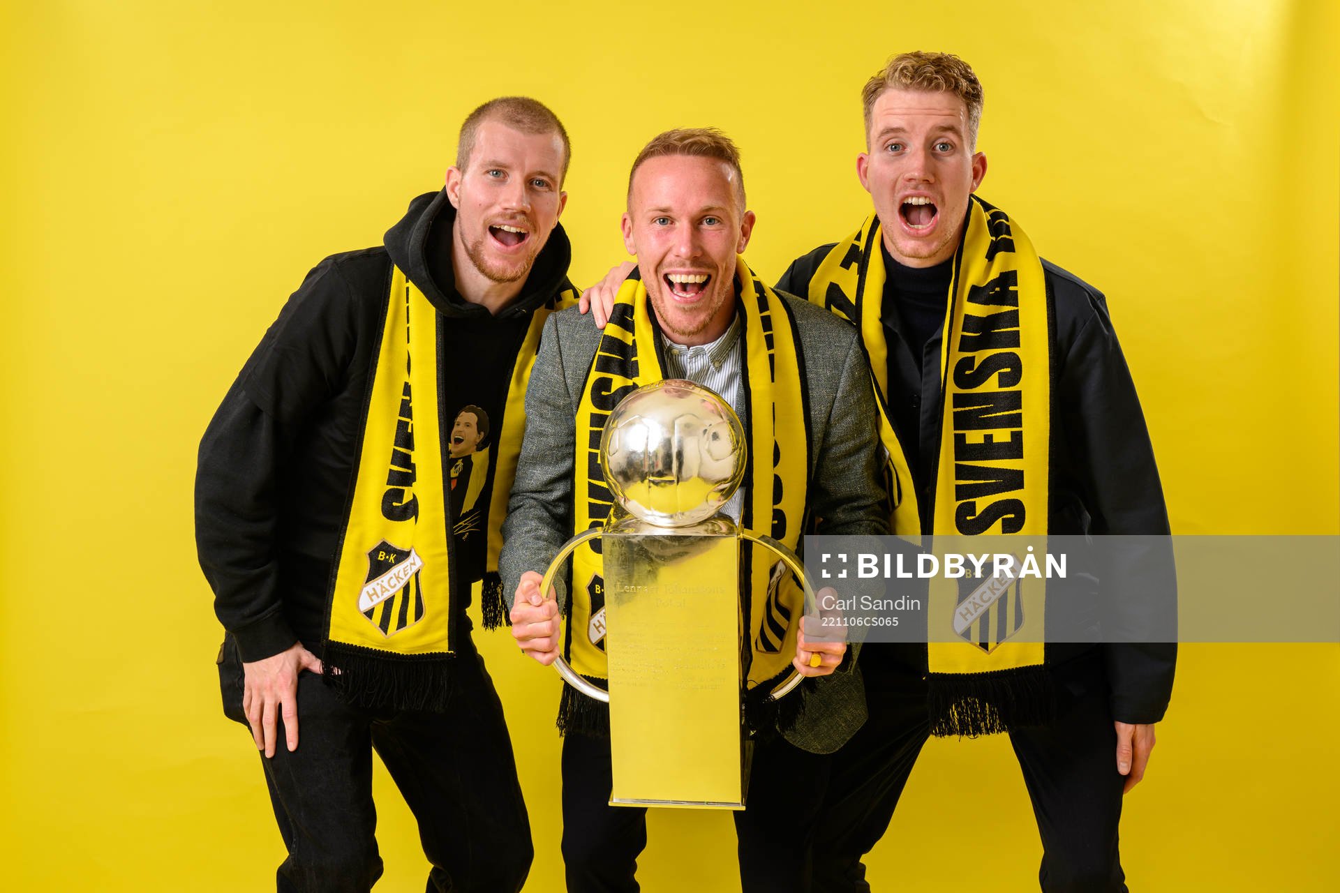 Häckens Simon Gustafson, Mikkel Rygaard Jensen  och Samuel