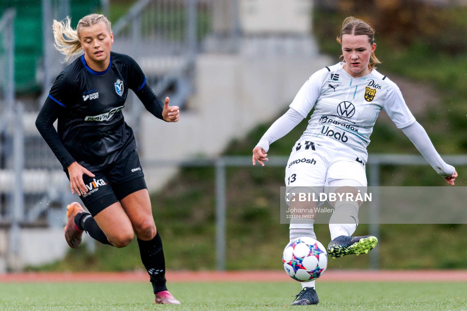 Växjös Matilda Nivard och Umeås Blossom Davis
