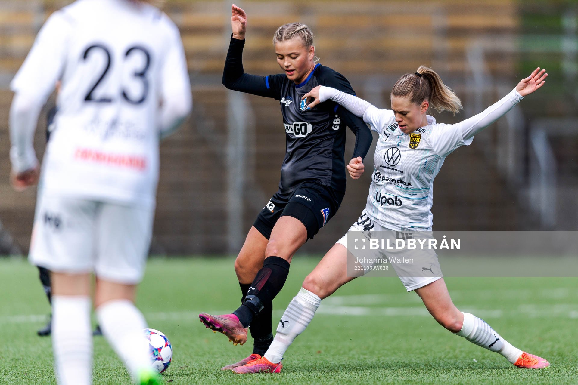 Växjös Matilda Nivard och Umeås Stina Gunnebrink