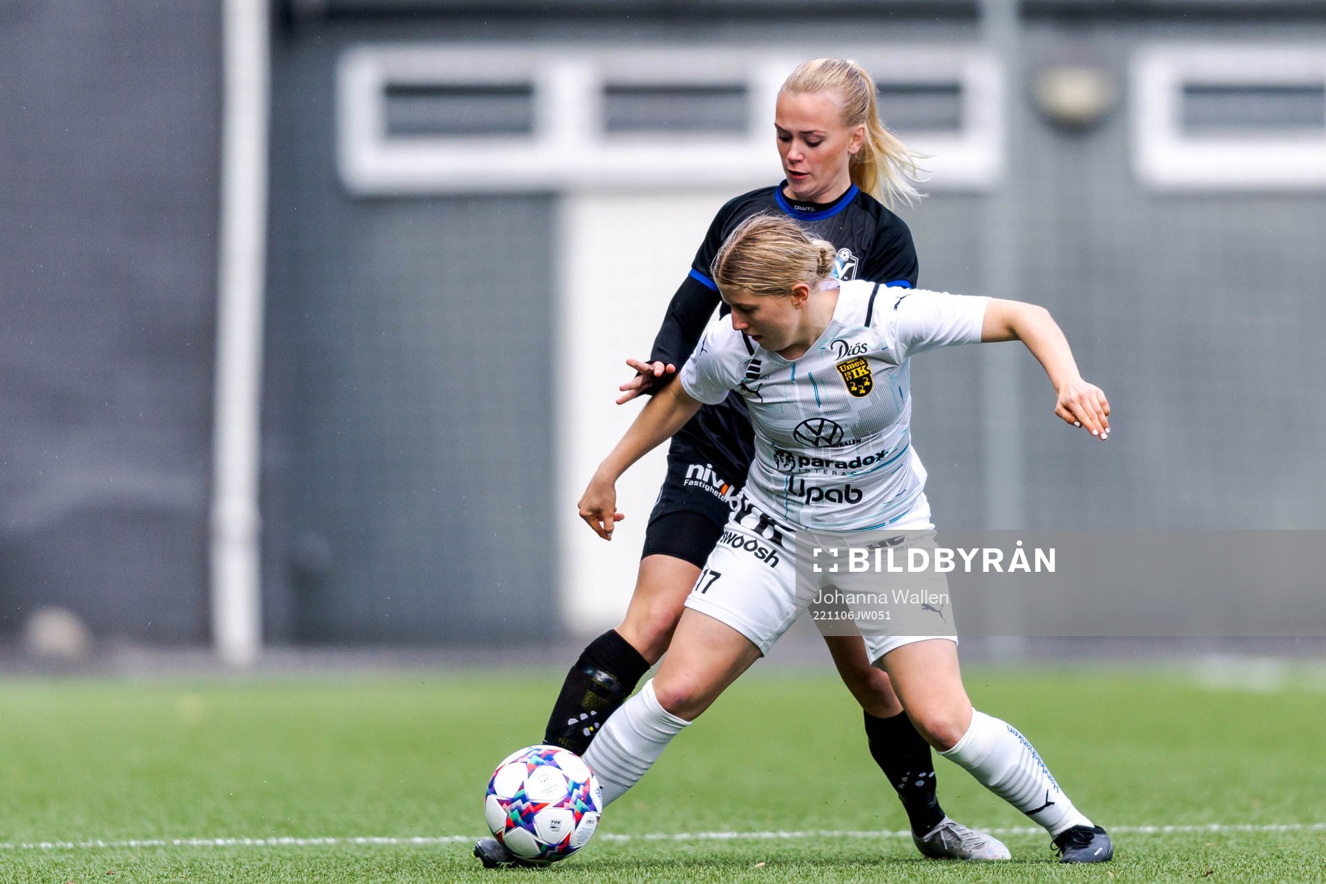 Umeås Stina Andersson och Växjös Thea Öhman