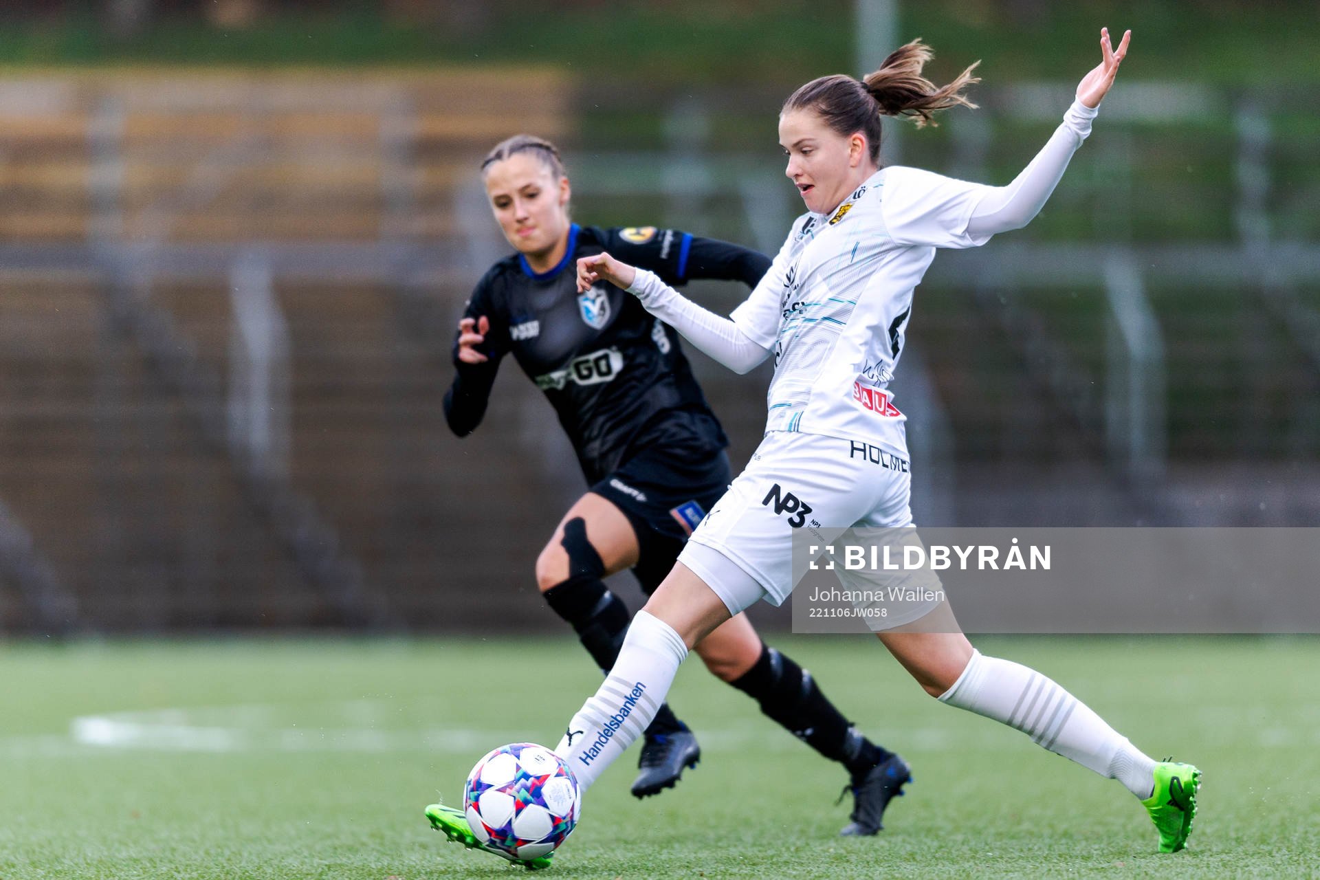 Växjös Tekla Höckert och Umeås Elise Johansson