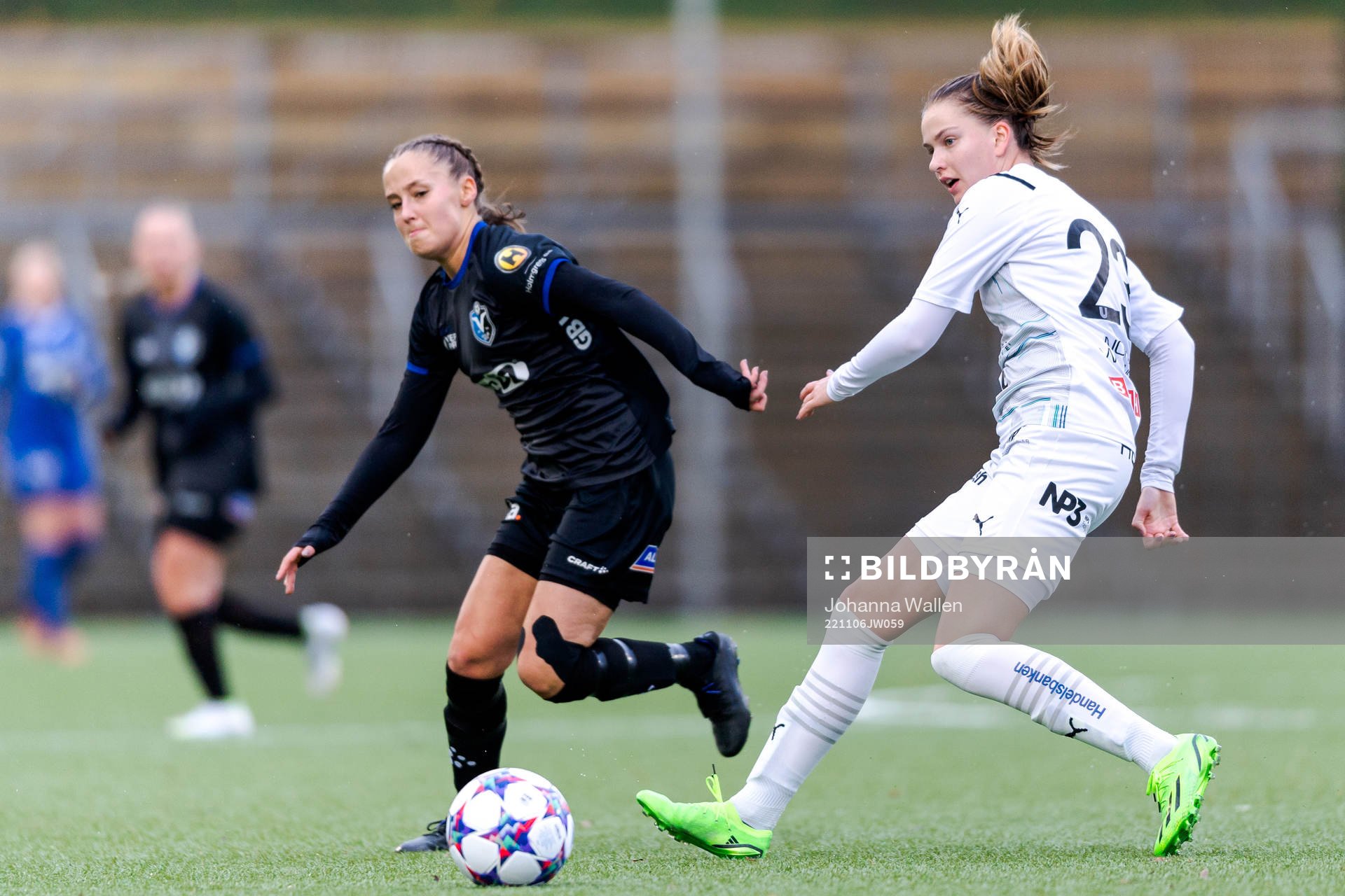 Växjös Tekla Höckert och Umeås Elise Johansson