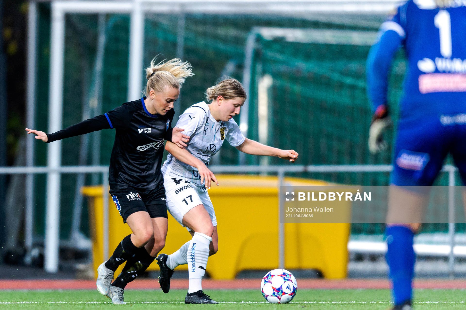 Växjös Thea Öhman och Umeås Stina Andersson