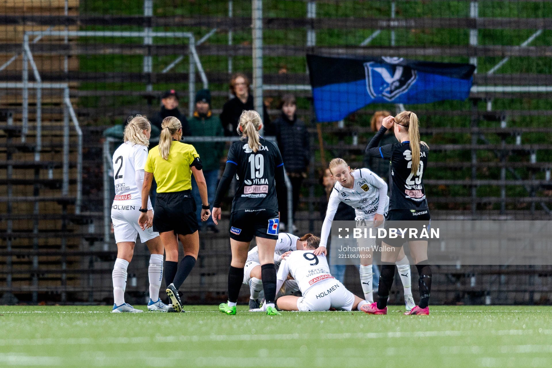 Umeås Stina Gunnebrink har ont