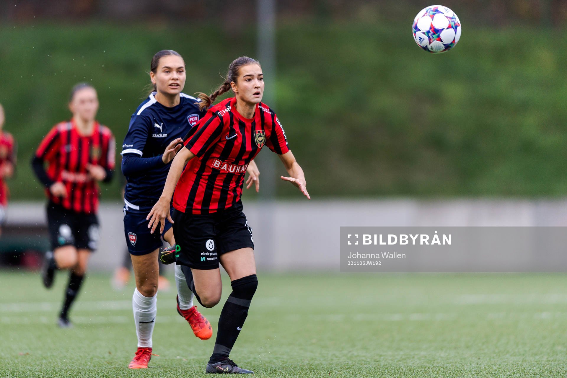 FC Rosengårds Siri Theilgaard-Mönch och Brommapojkarnas