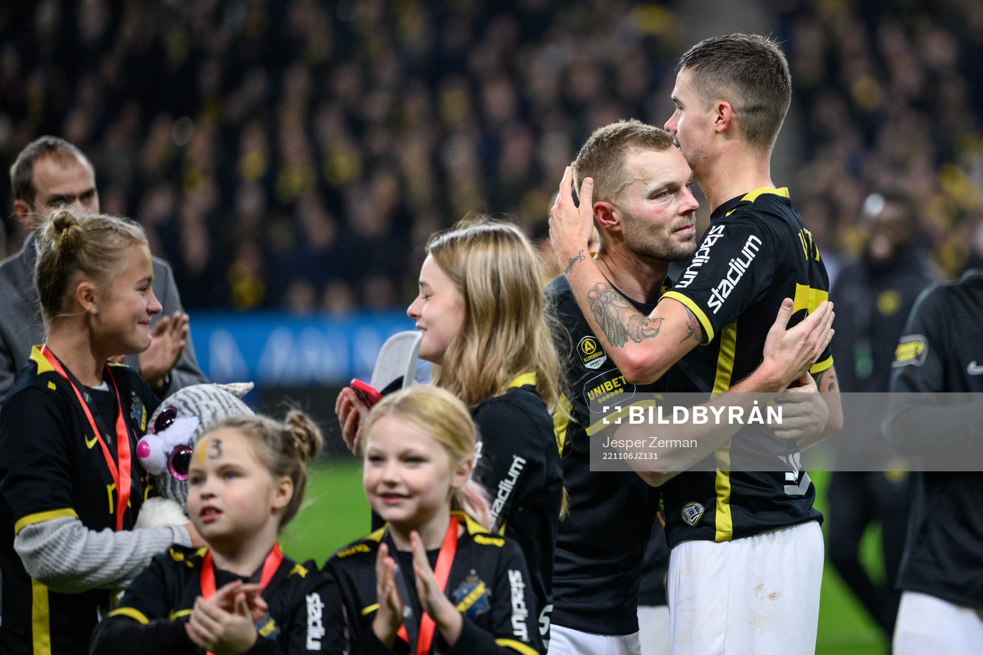 AIKs Sebastian Larsson och Mikael Lustig