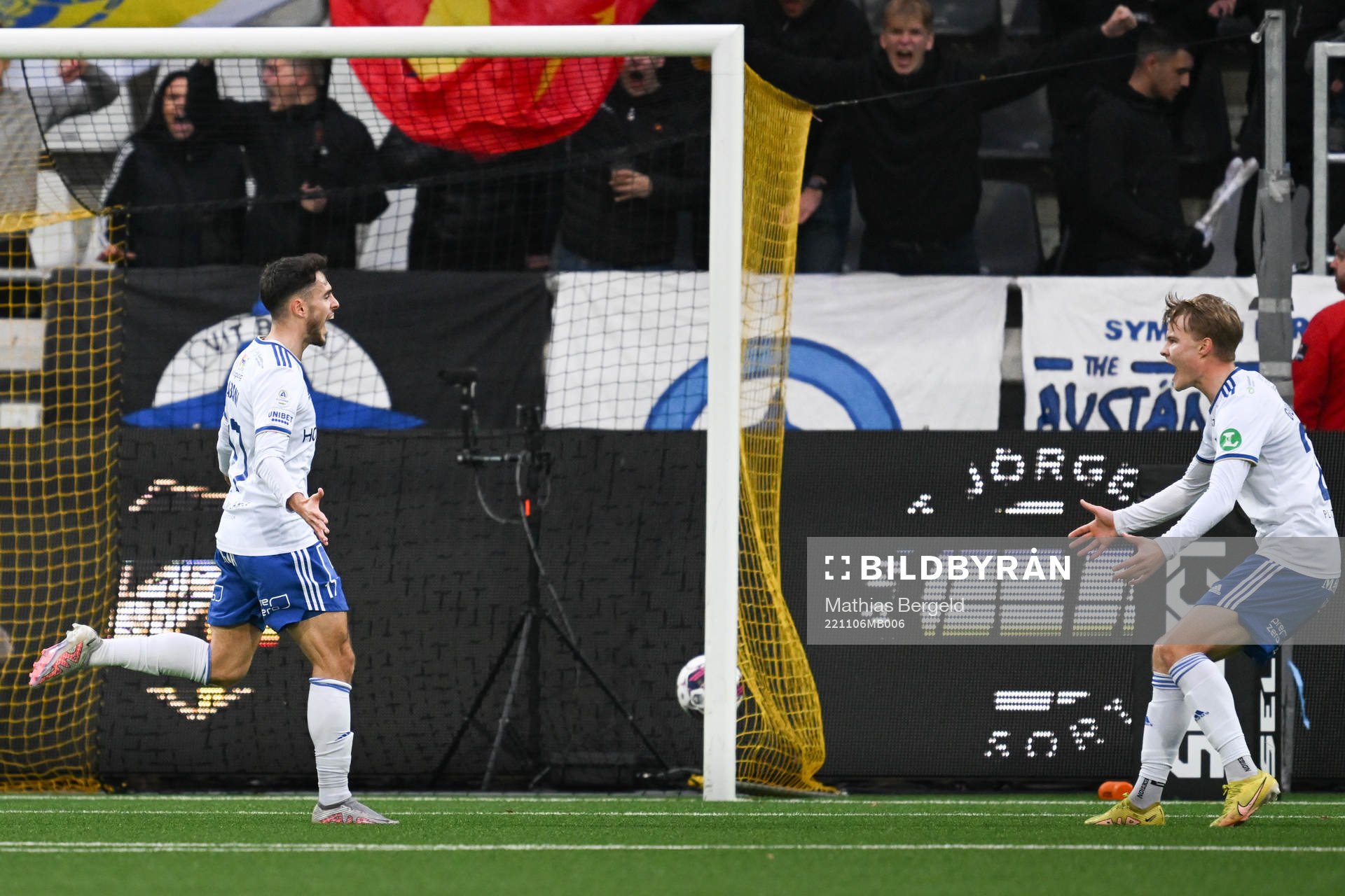 IFK Norrköpings Laorent Shabani jublar