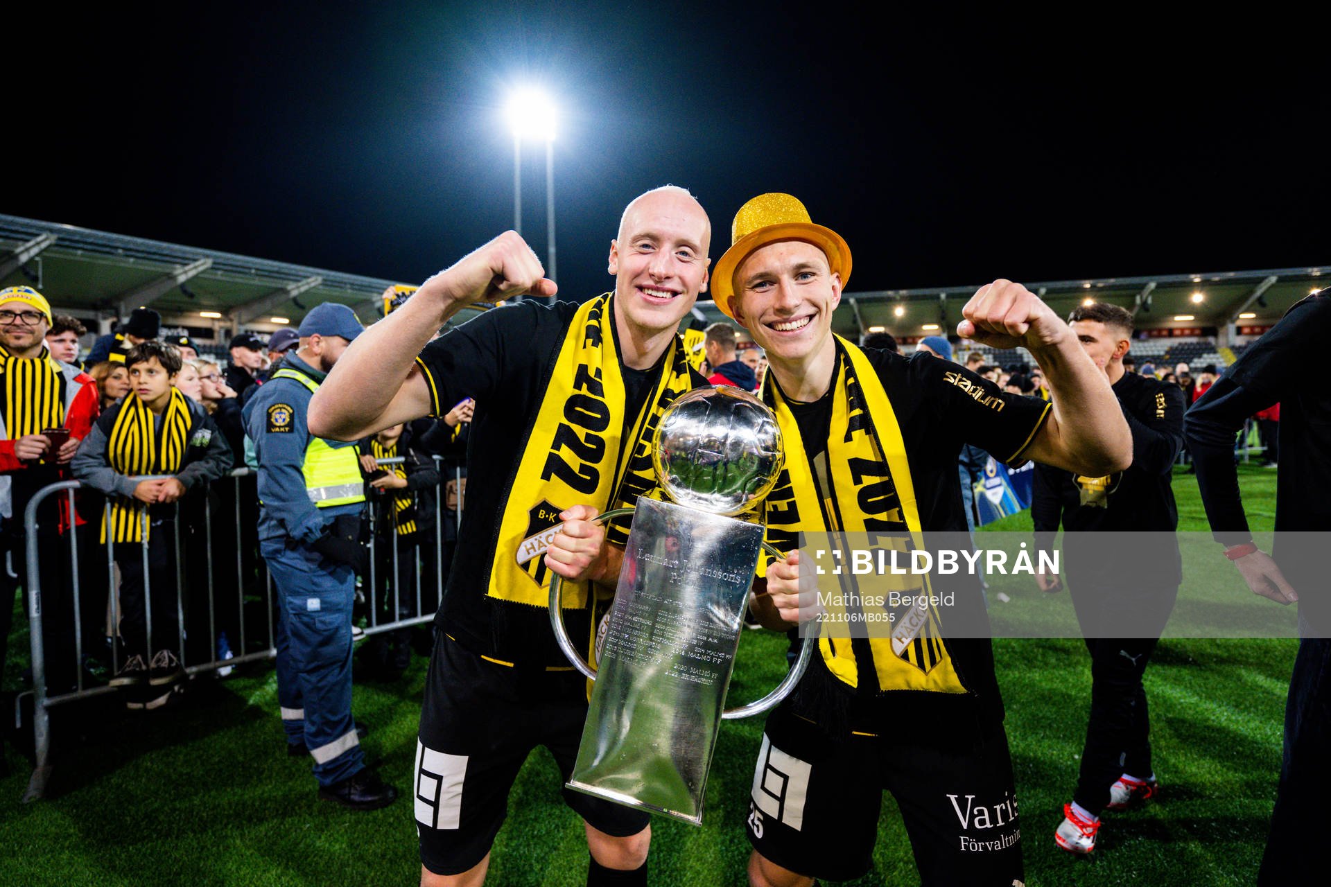 Häckens Valgeir Fridriksson och Kristoffer Lund Hansen
