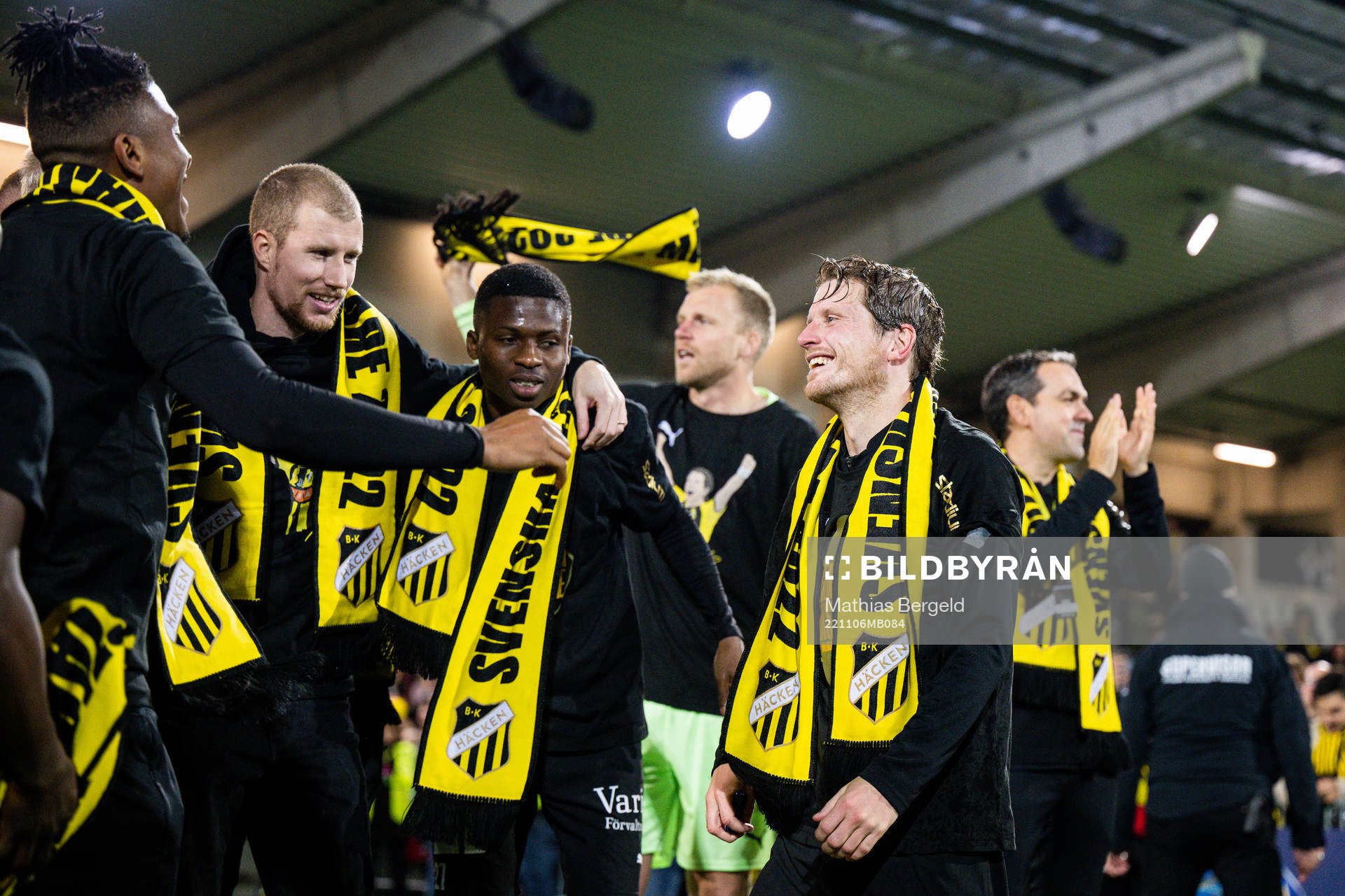 Häckens Simon Gustafson, Akoua Romeo Amane, målvakt Peter