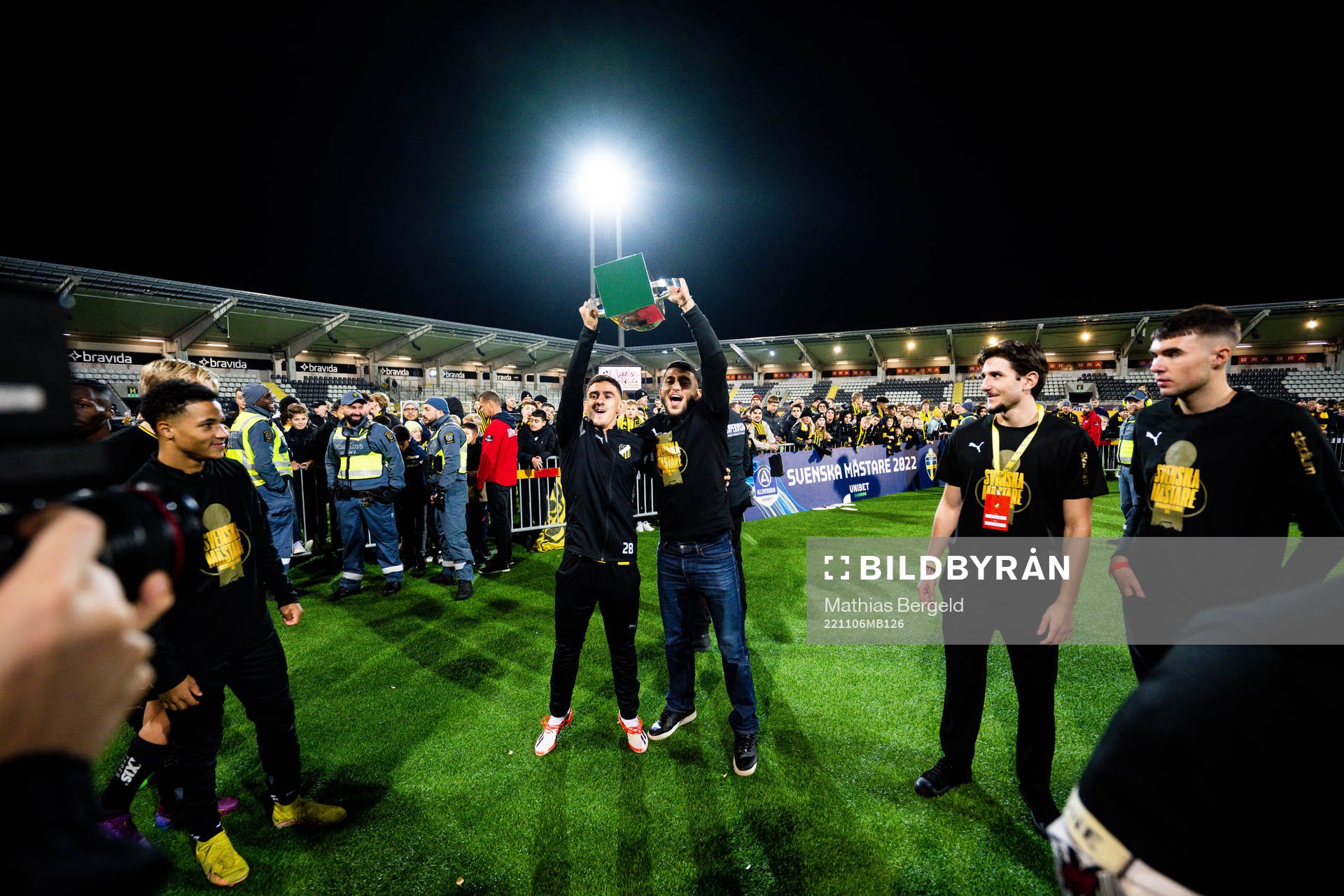 Häckens Momodou Lamin Sonko och Leonardo Farah Shahin