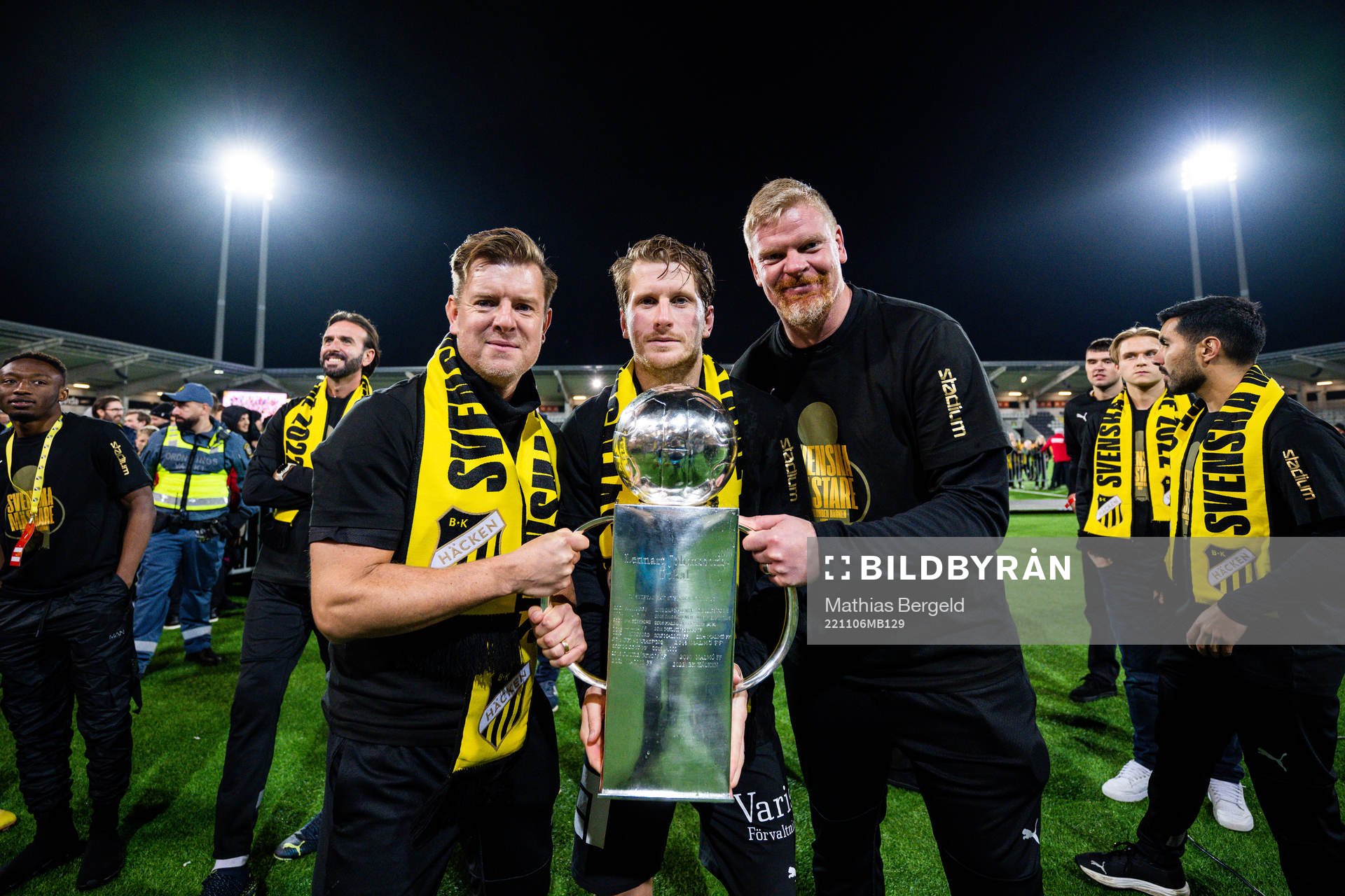Häckens assisterande tränare Jesper Ljung, Erik Friberg